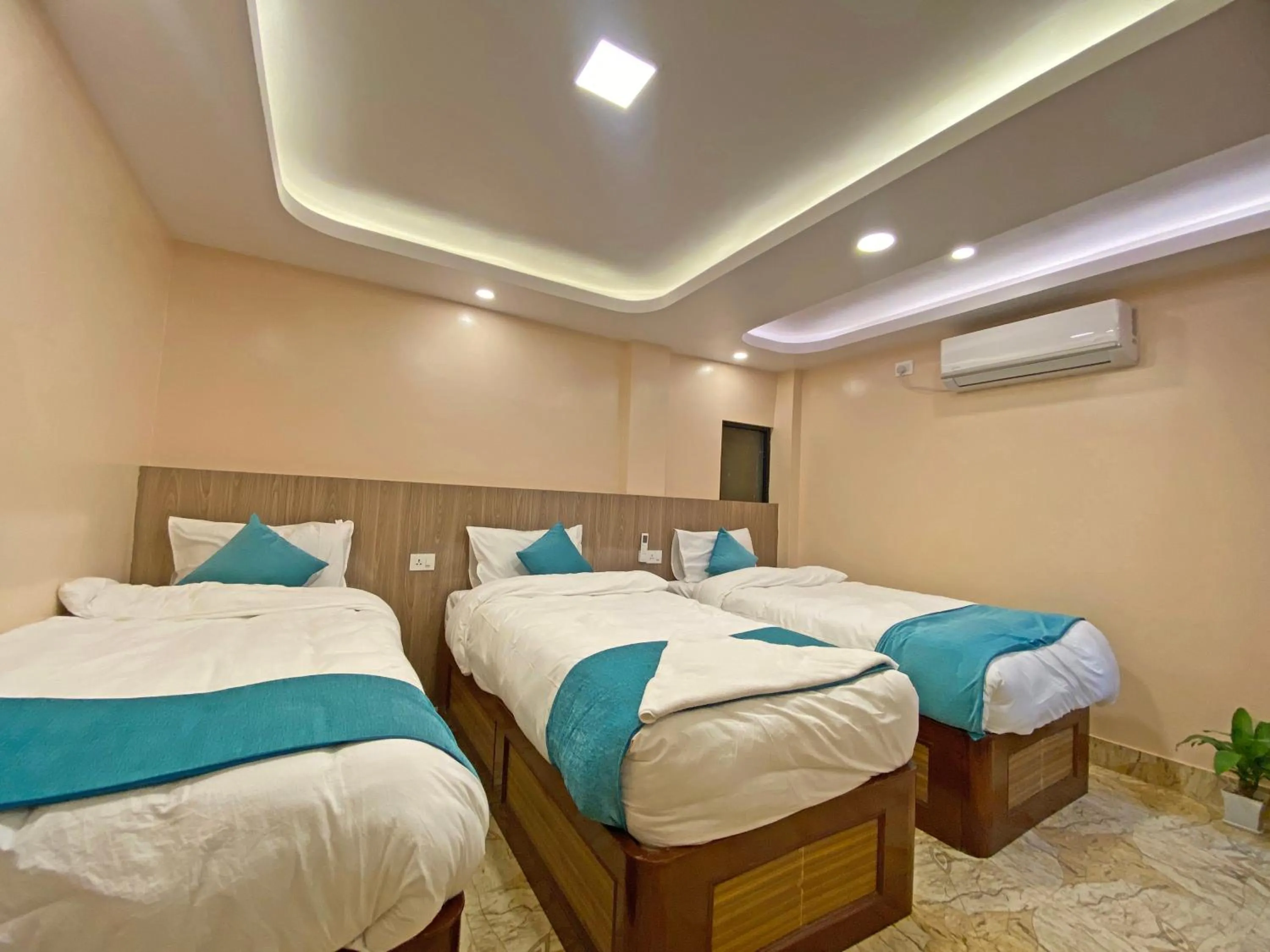 Bed in Hotel Resunga Arjun