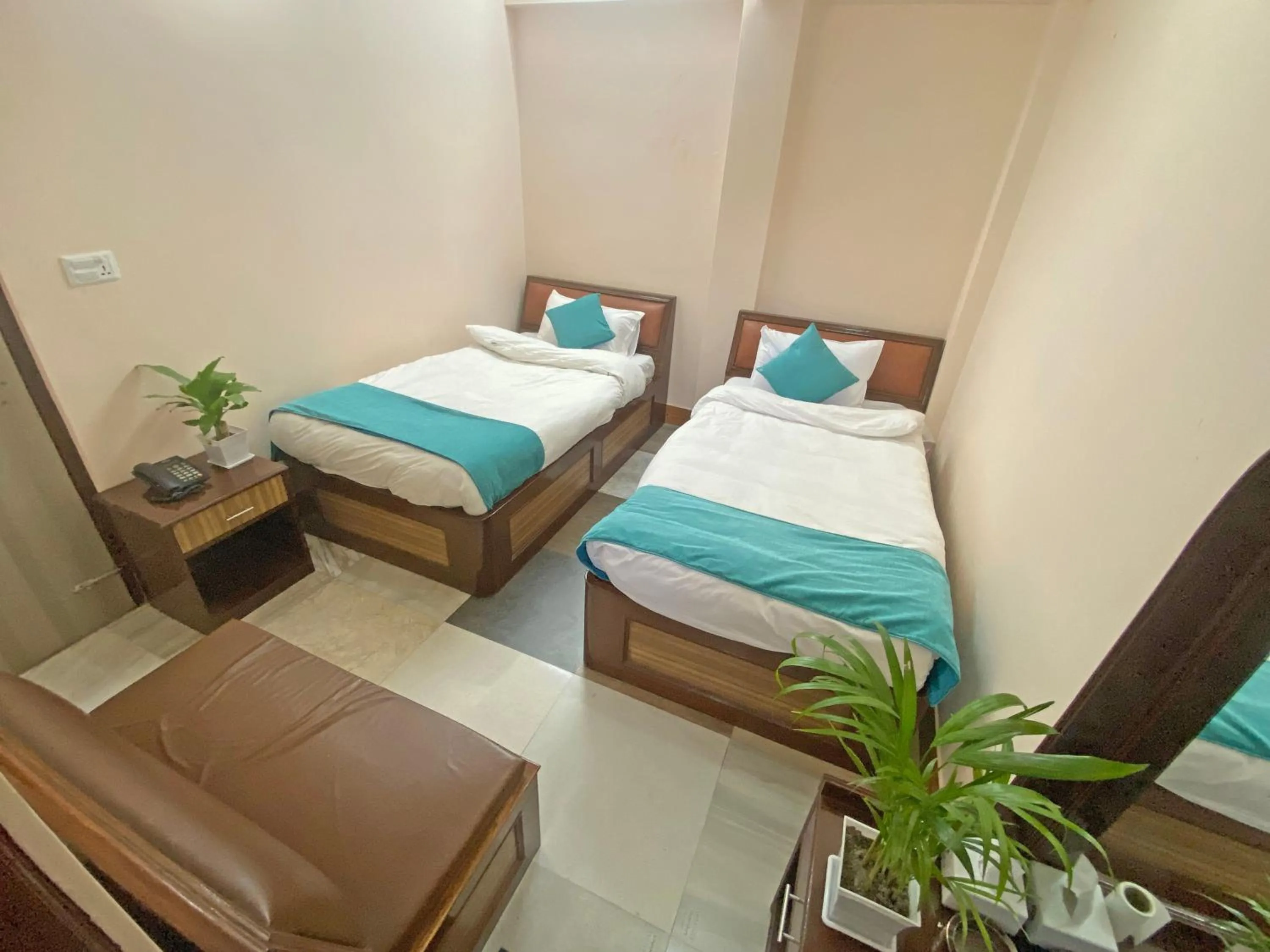 Bed in Hotel Resunga Arjun