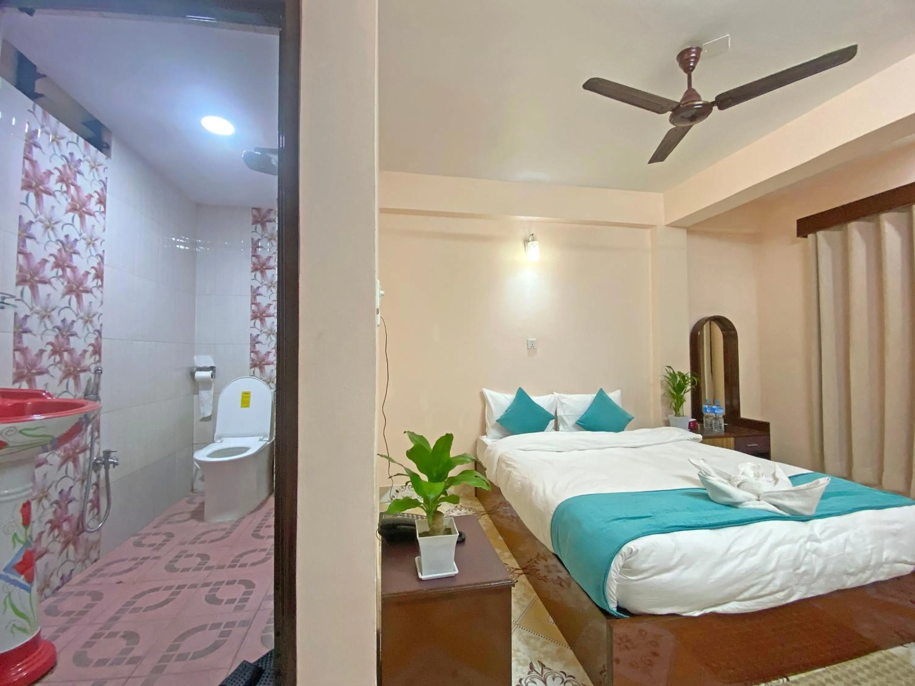 Toilet, Bed in Hotel Resunga Arjun