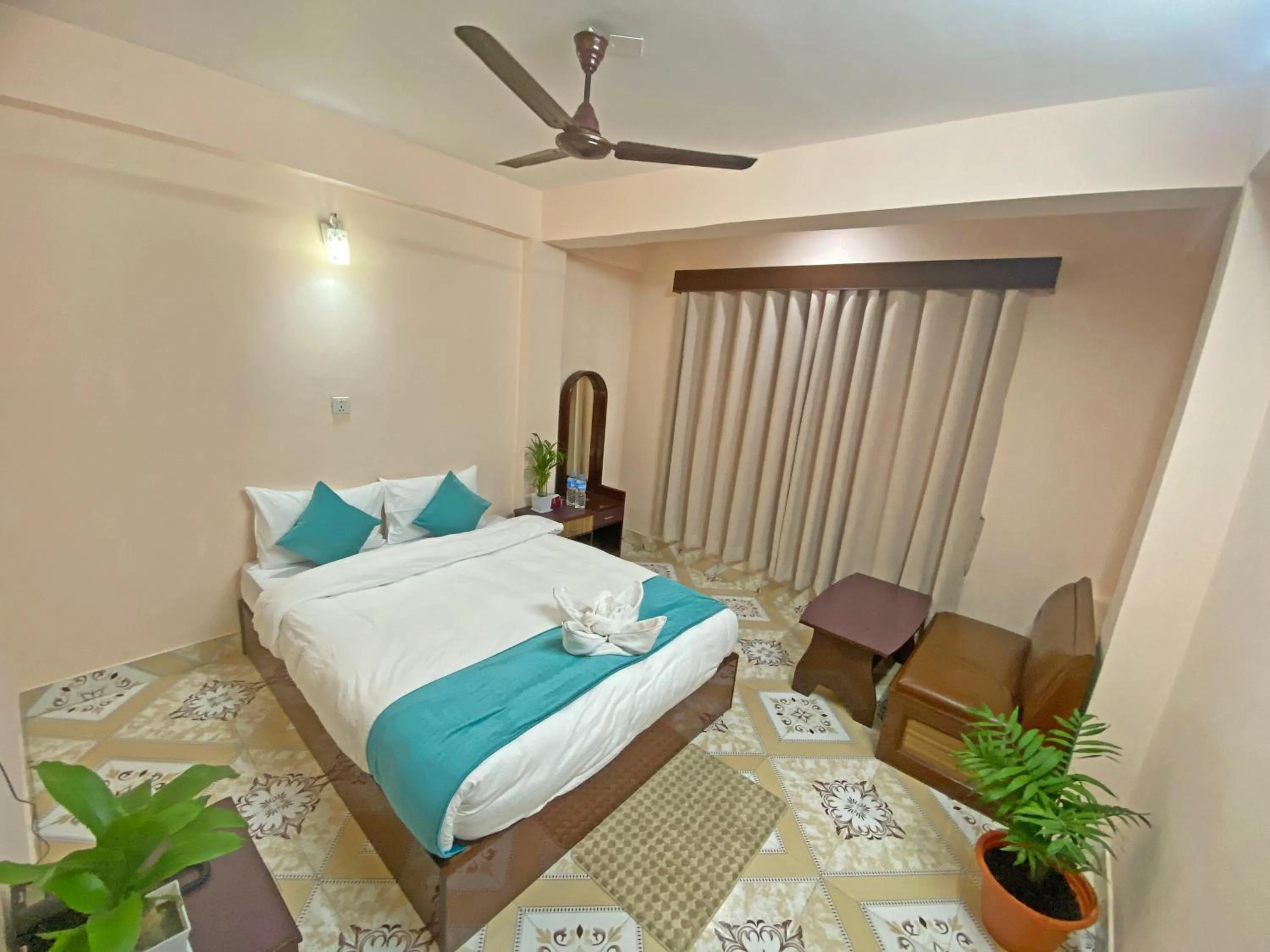 Bed in Hotel Resunga Arjun