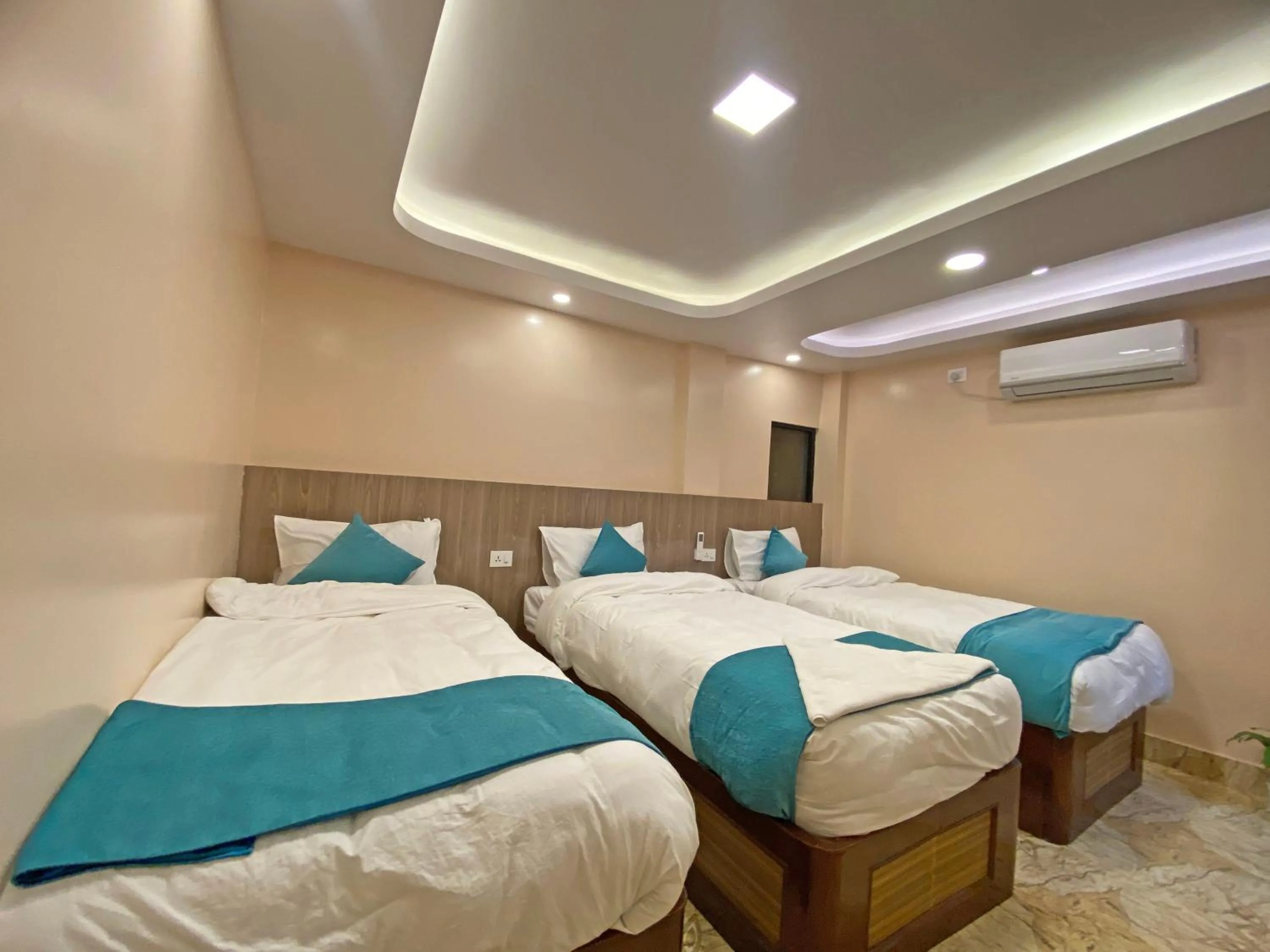 Bed in Hotel Resunga Arjun