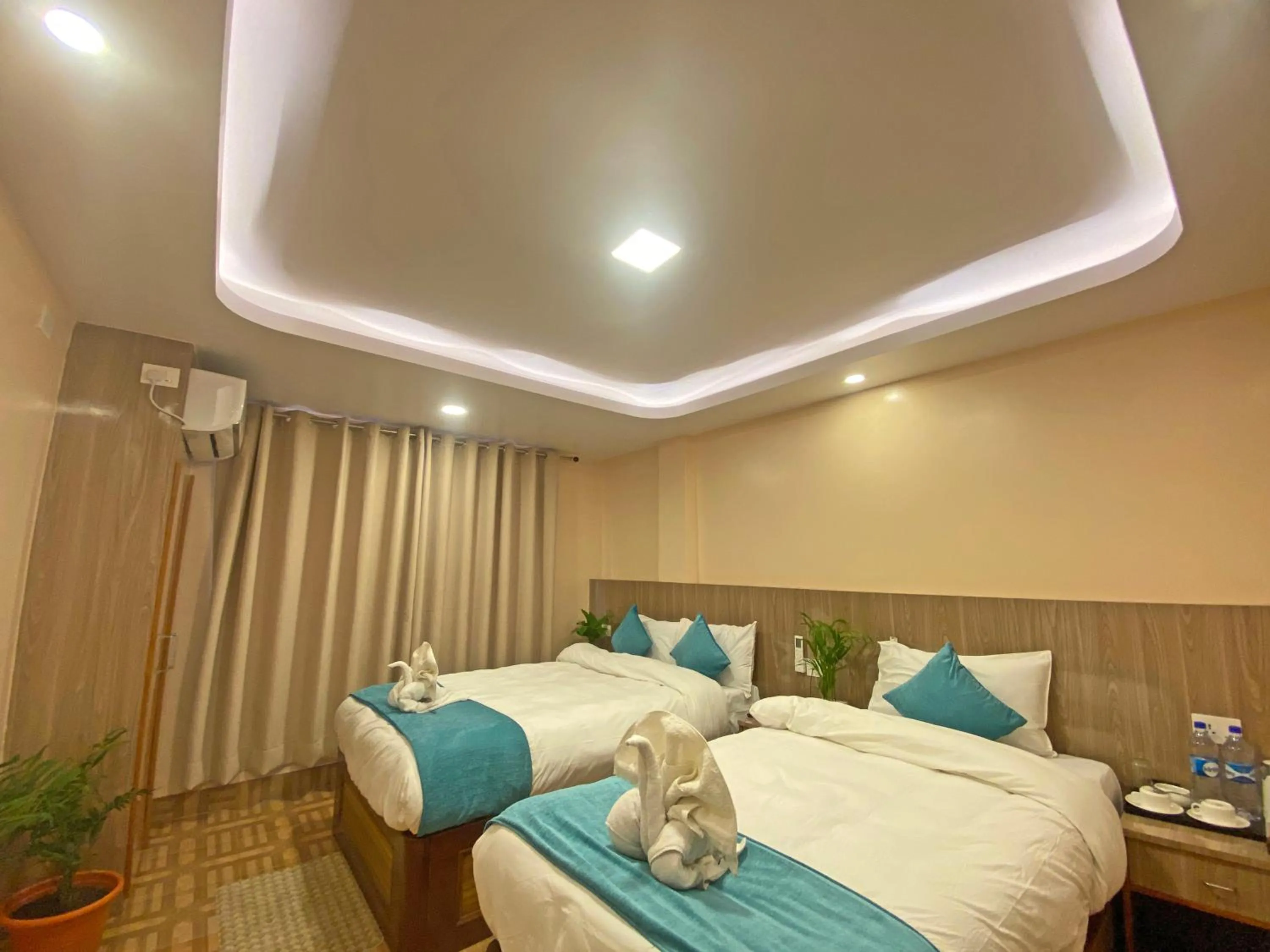 Bed in Hotel Resunga Arjun