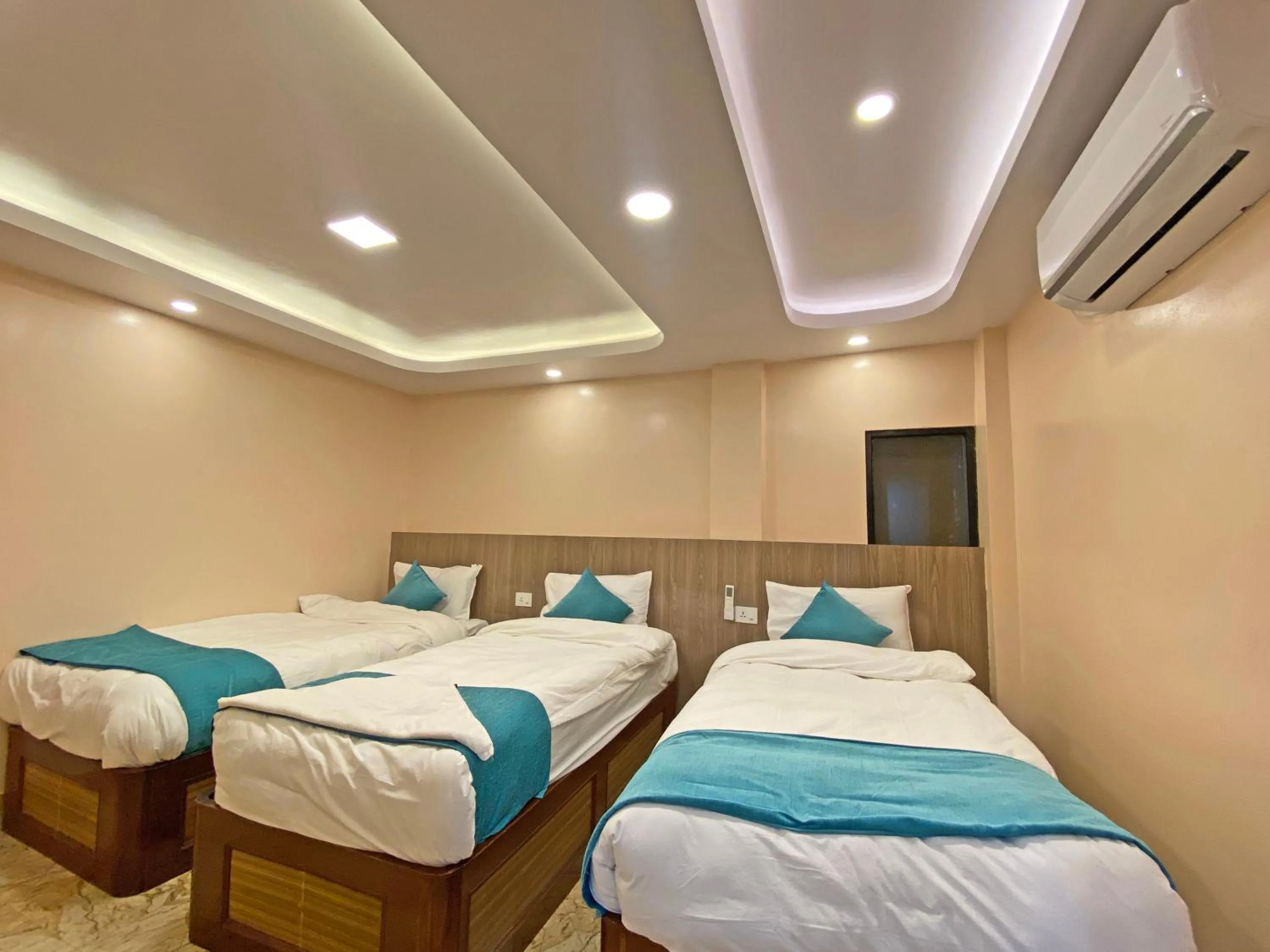 Bed in Hotel Resunga Arjun