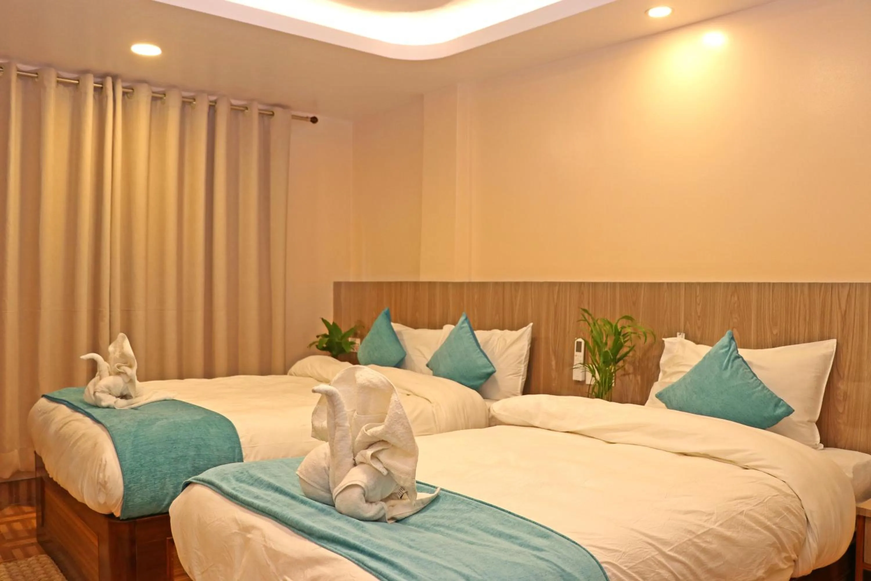 Bed in Hotel Resunga Arjun