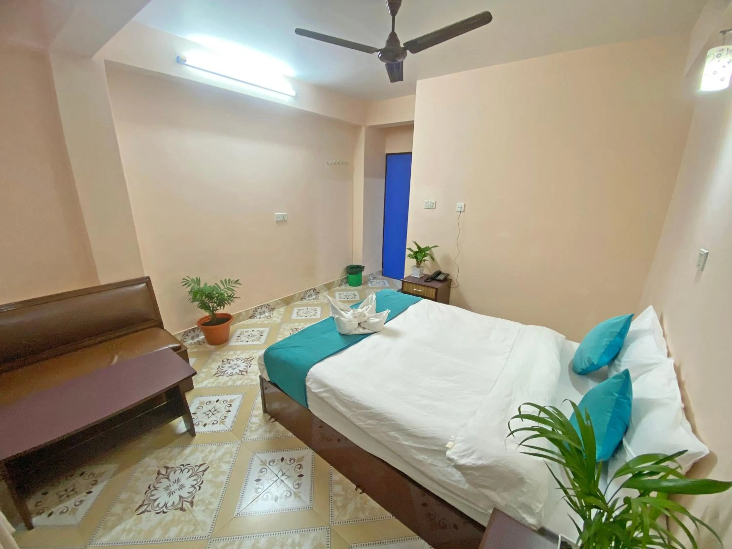 Bed in Hotel Resunga Arjun