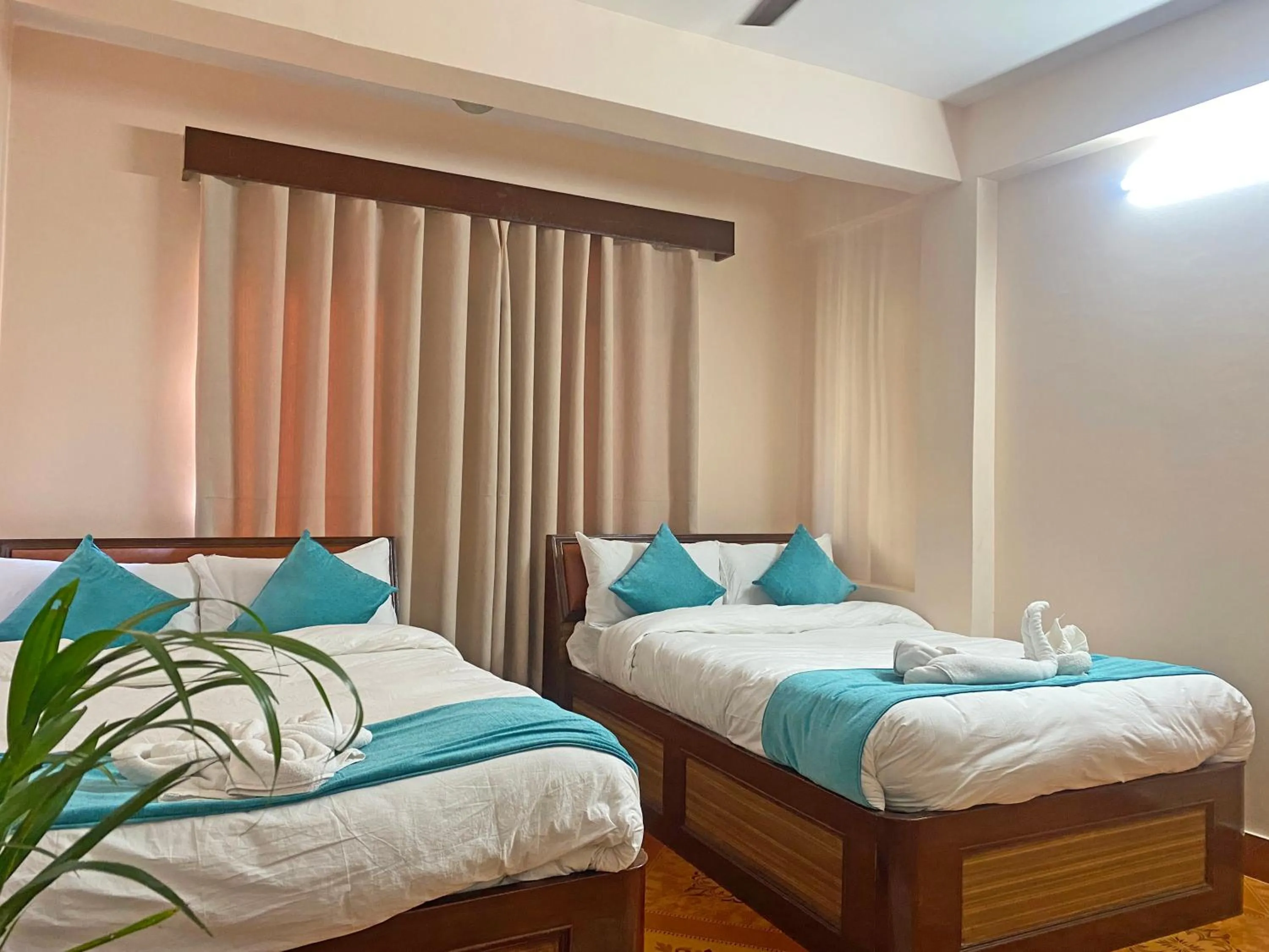 Bed in Hotel Resunga Arjun