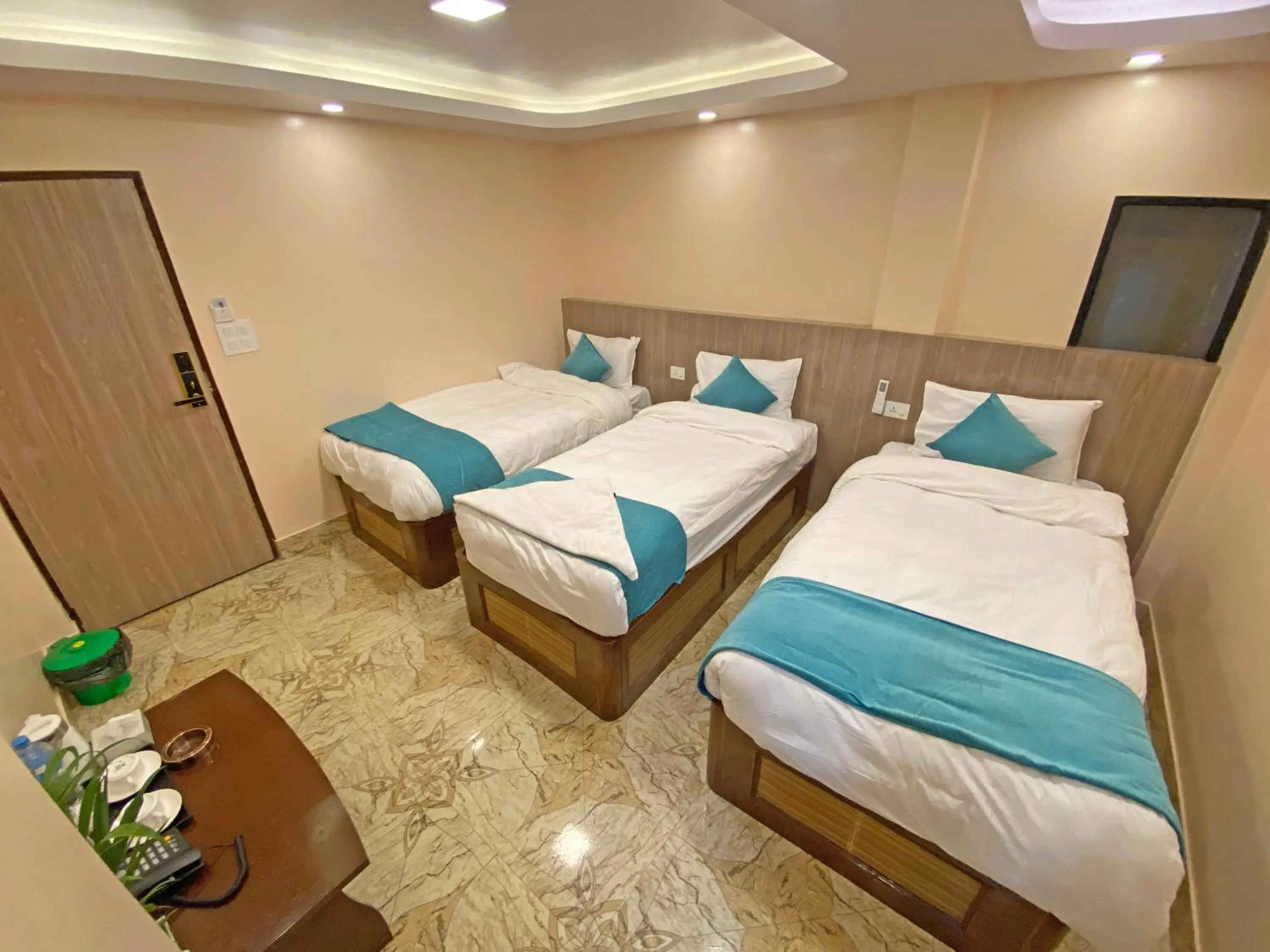 Bed in Hotel Resunga Arjun