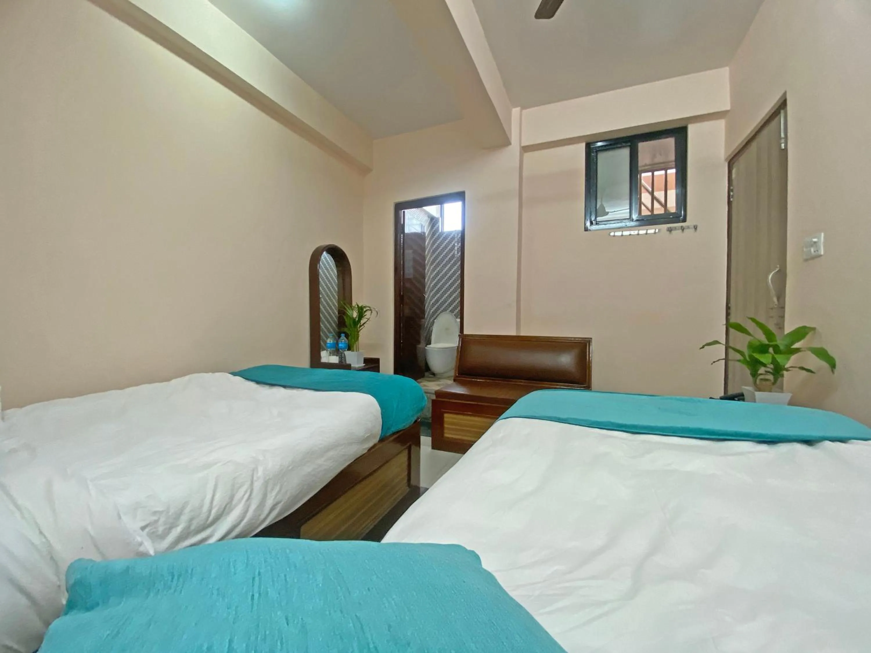 Bed in Hotel Resunga Arjun