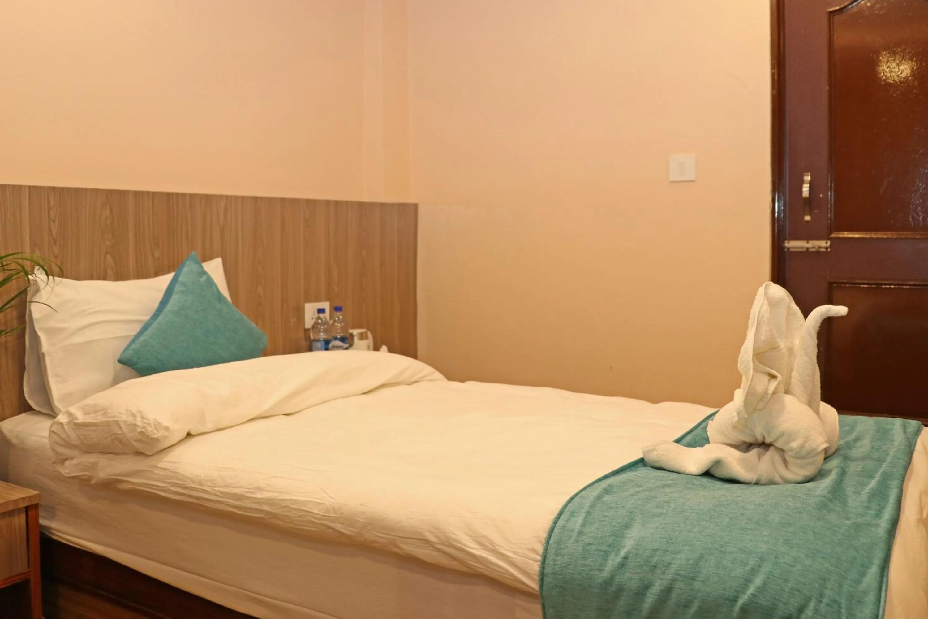 Bed in Hotel Resunga Arjun