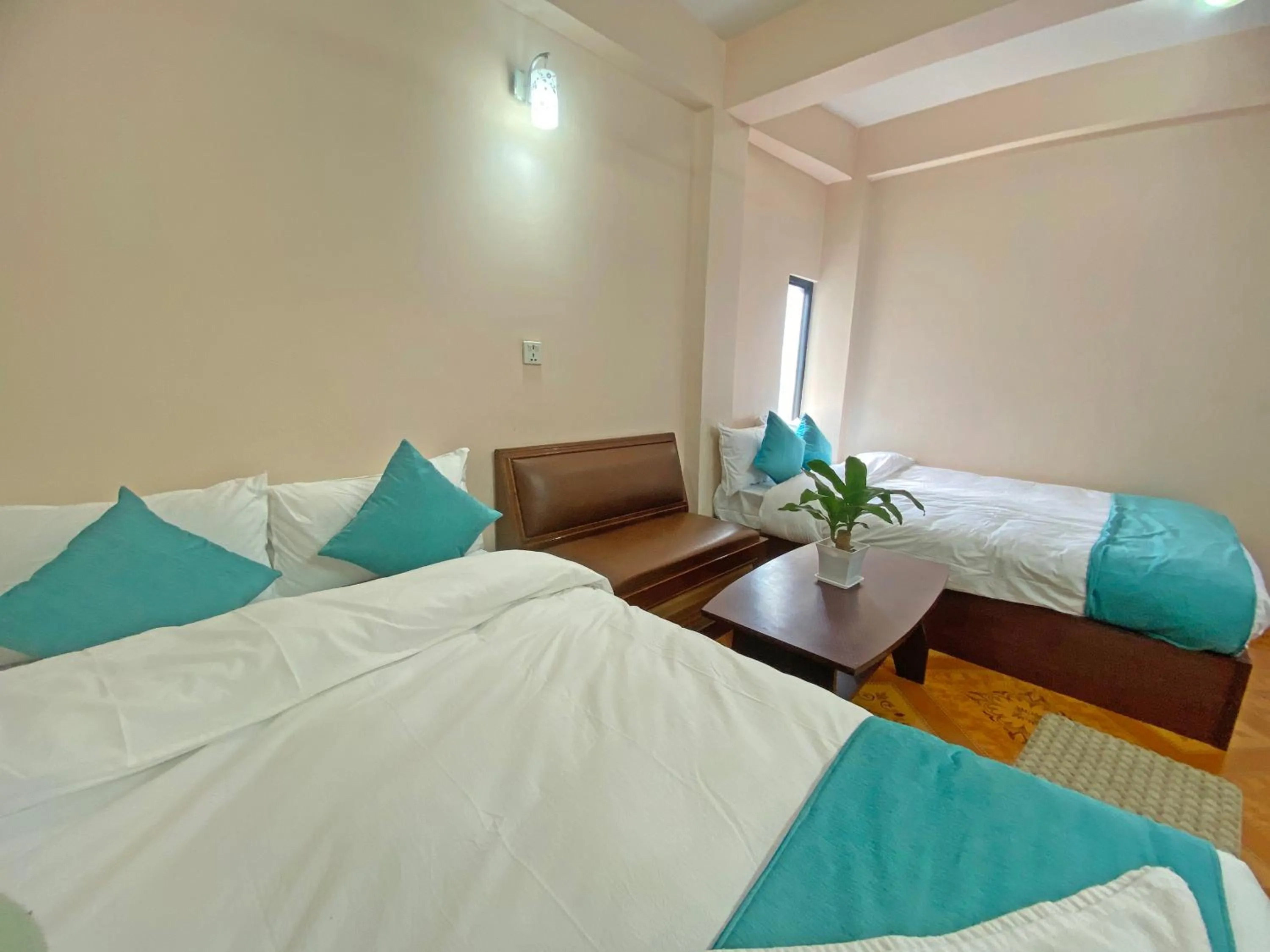 Bed in Hotel Resunga Arjun