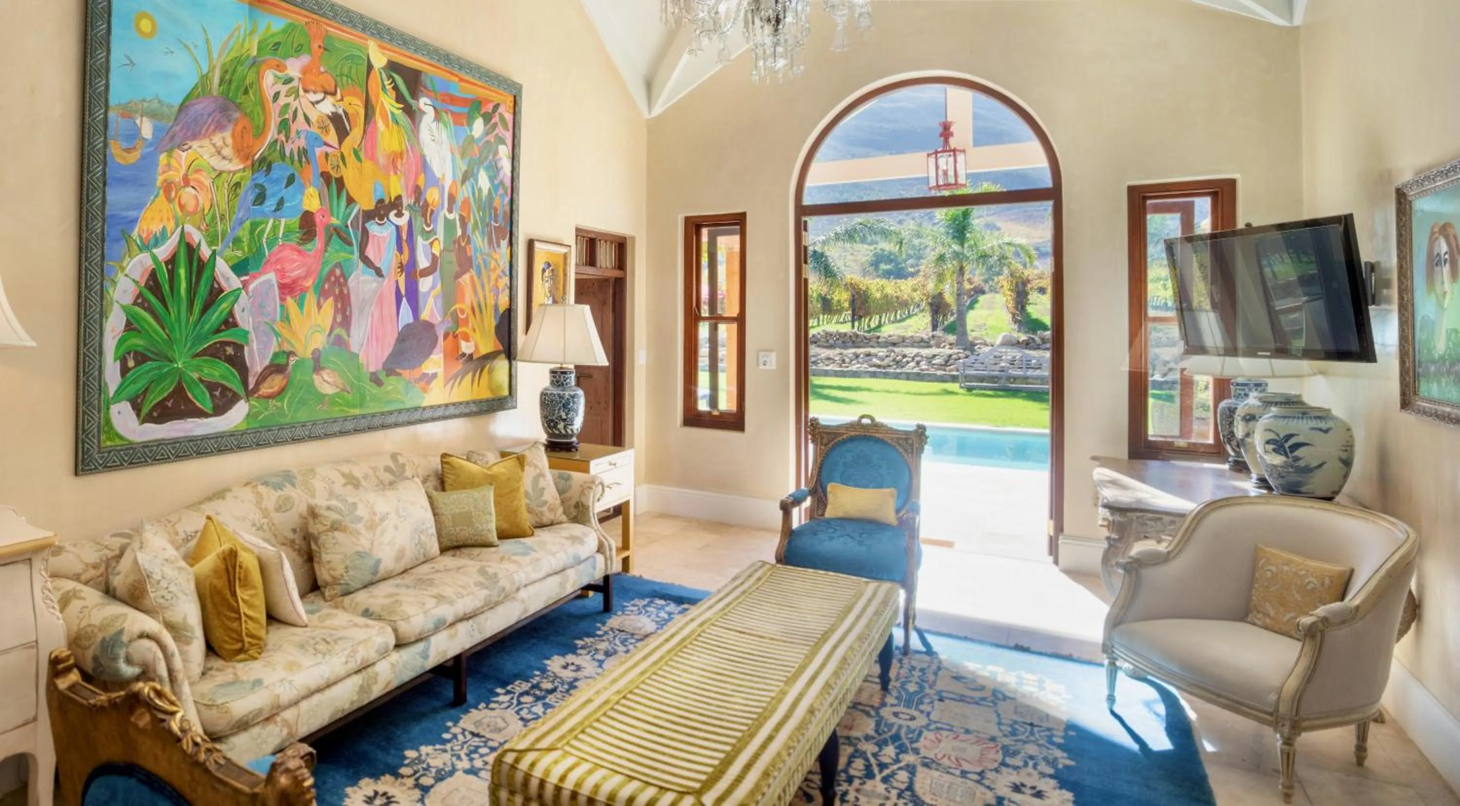 Living room in La Residence