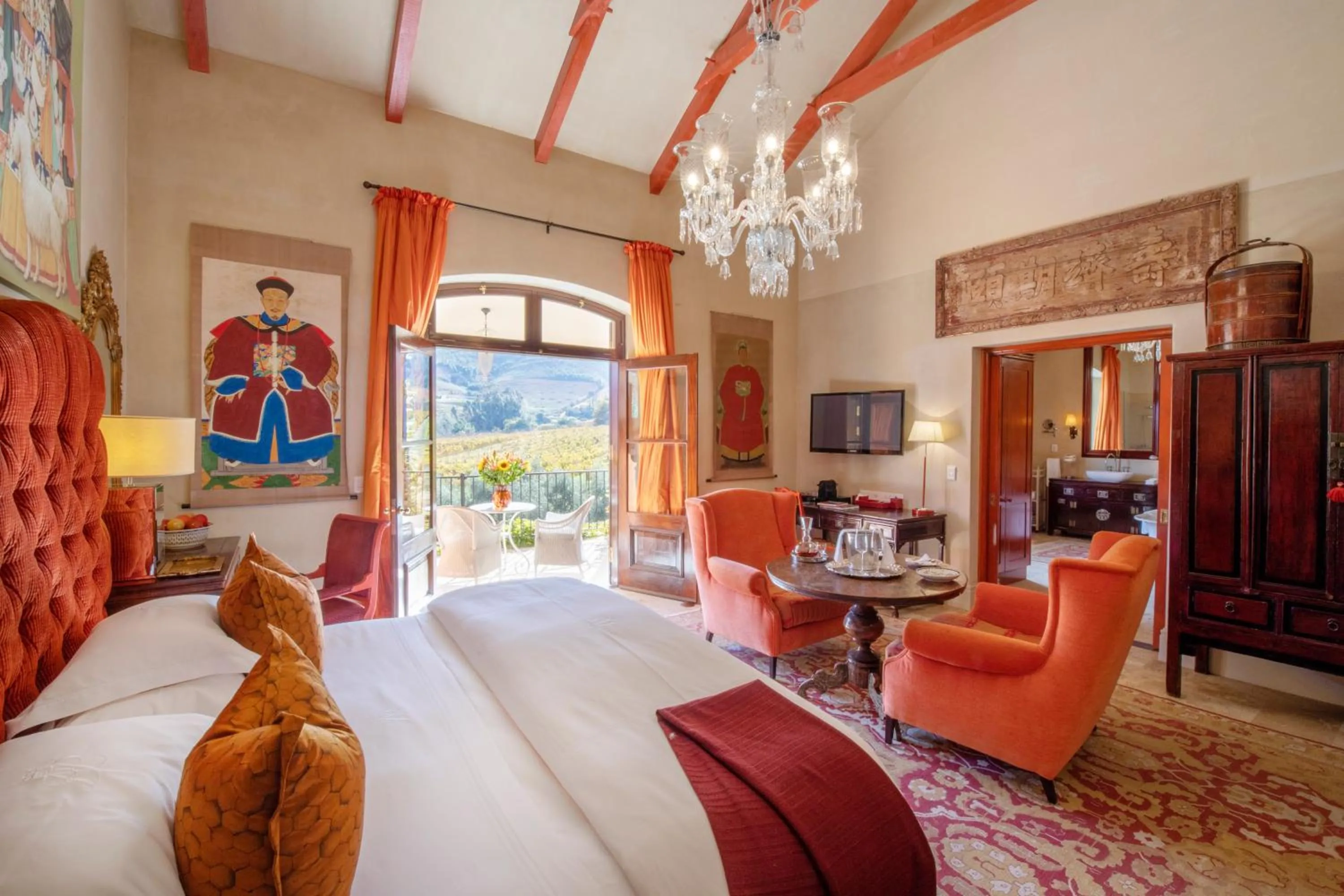 Bedroom, Bed in La Residence