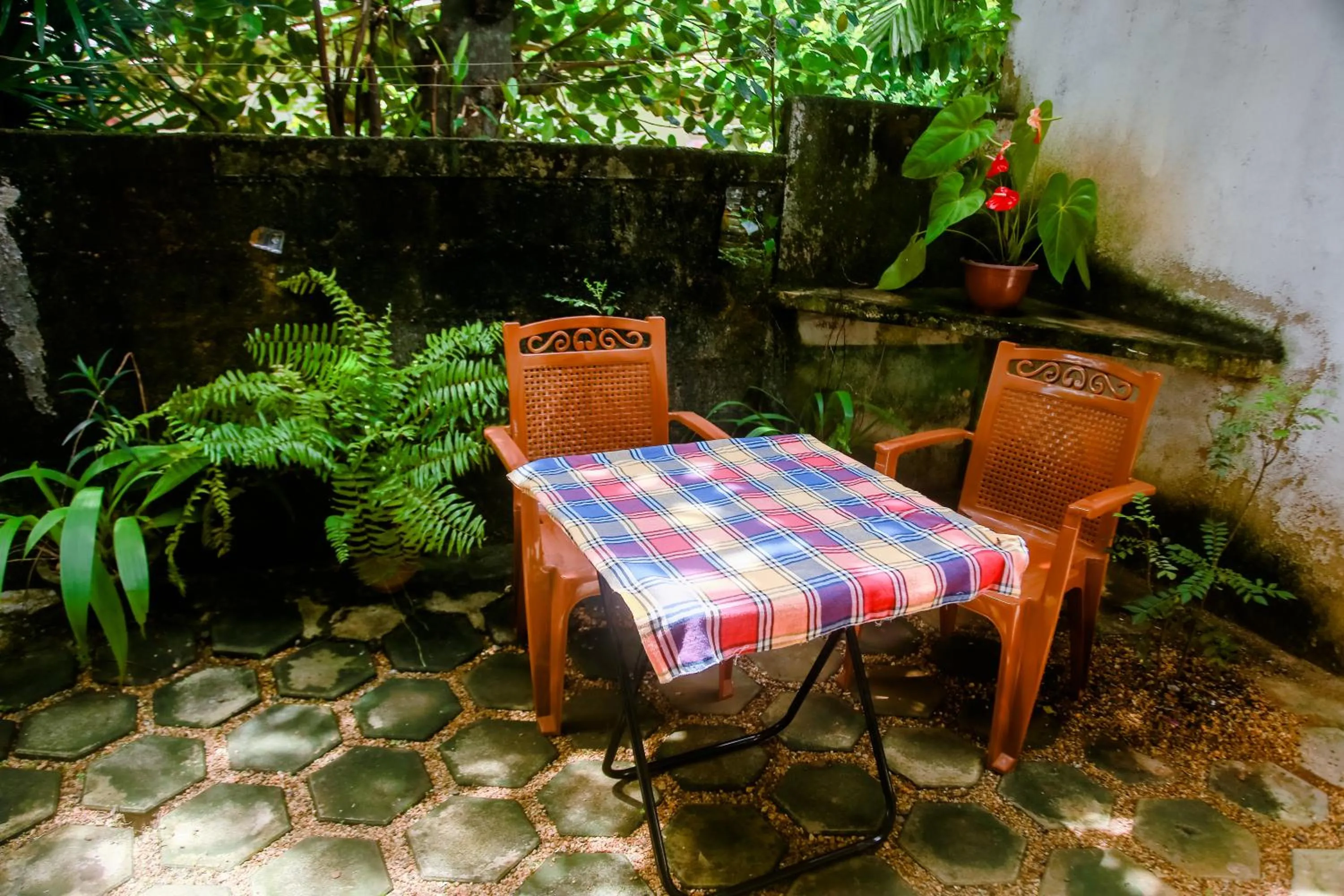 Garden view in Ranjith Guest