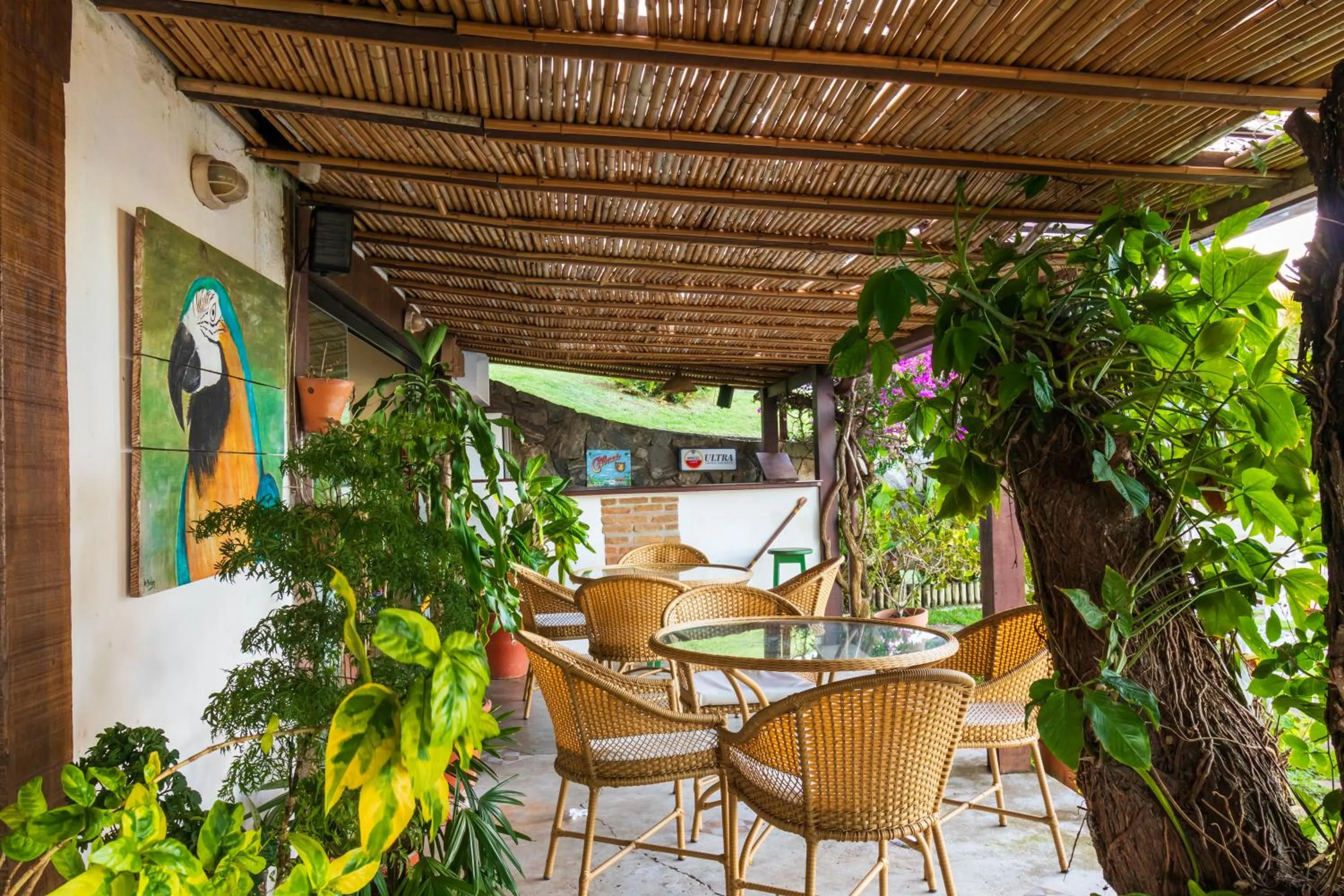 Patio in La Proeza Pousada