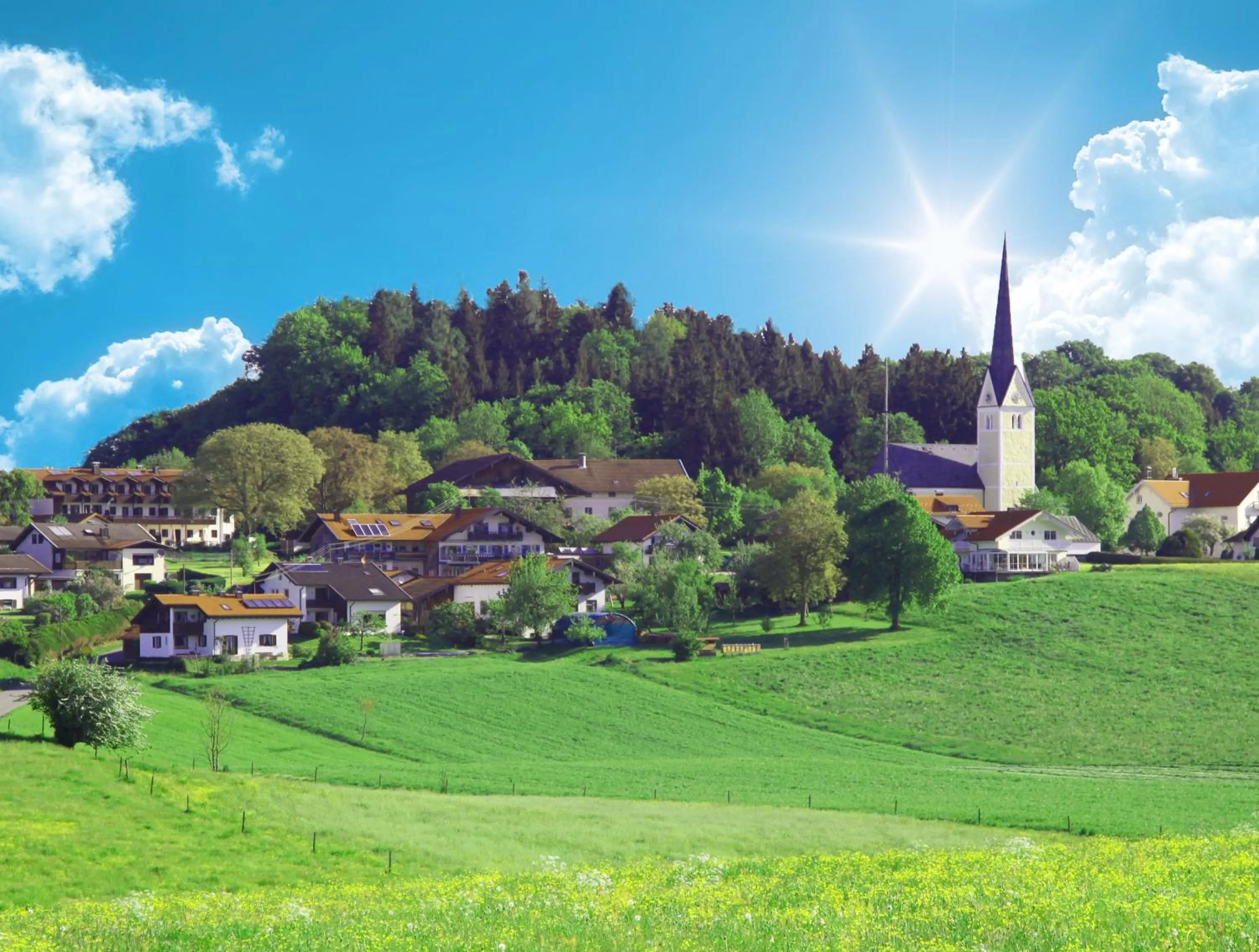 Natural landscape in Hotel Garni Georgenhof Adults Only