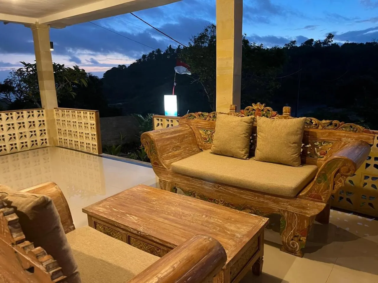 Lobby or reception in Kelingking Paradise Suites Villa