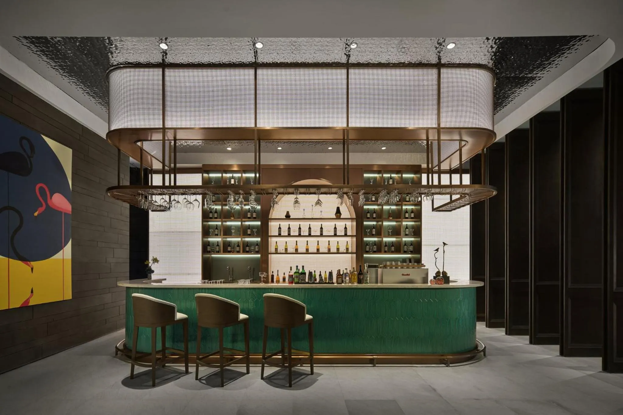 Lounge or bar in voco Zhengzhou Garden Expo by IHG