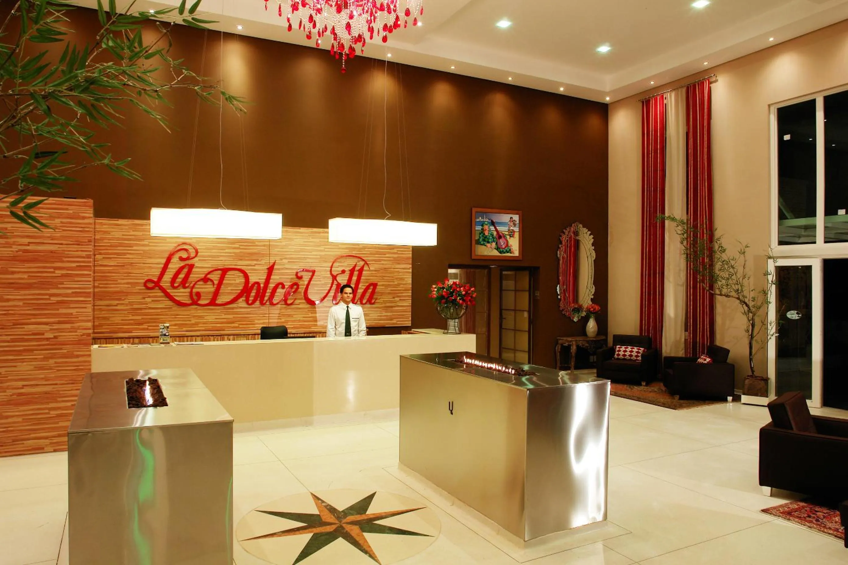 Lobby or reception in La Dolce Villa