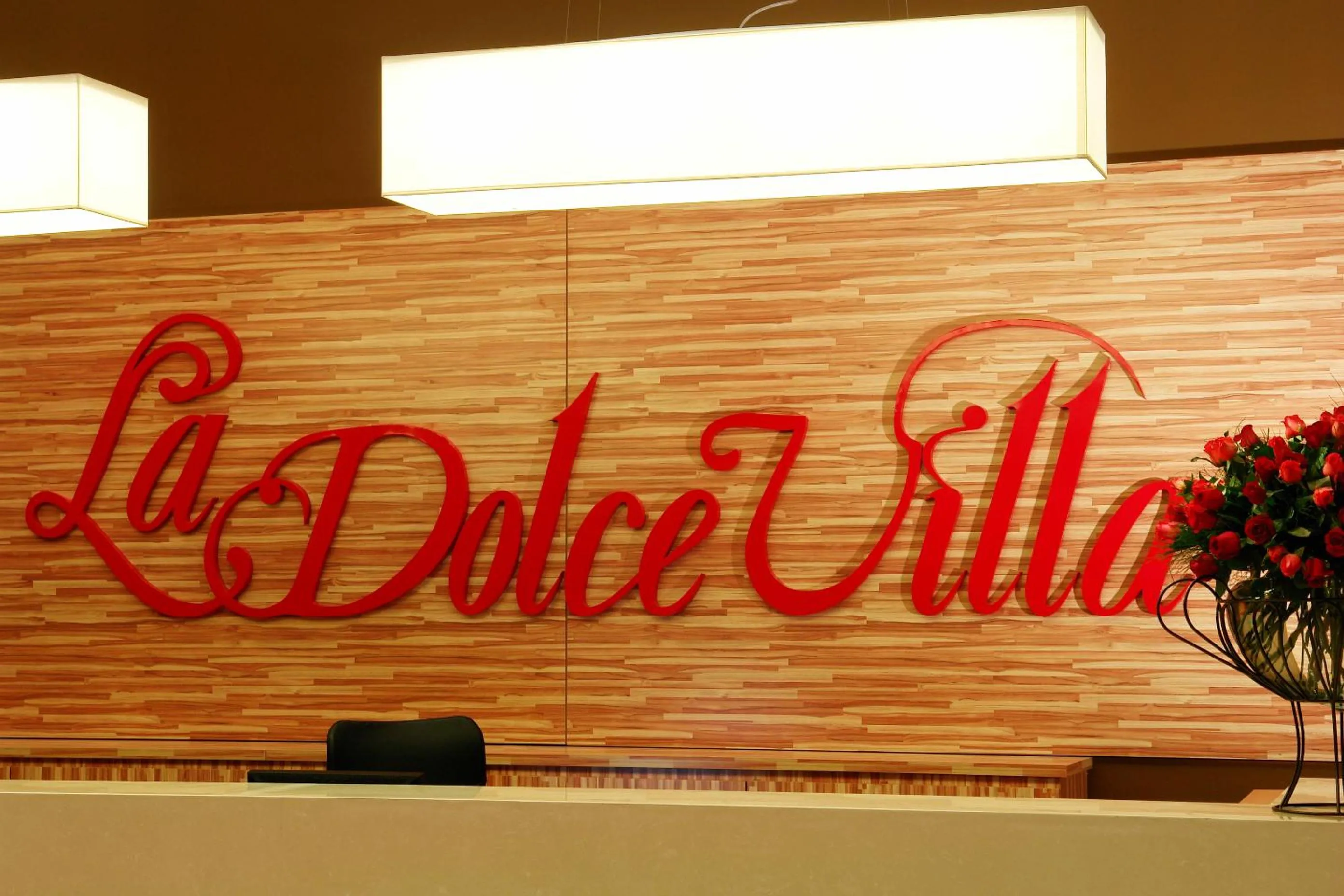 Lobby or reception in La Dolce Villa