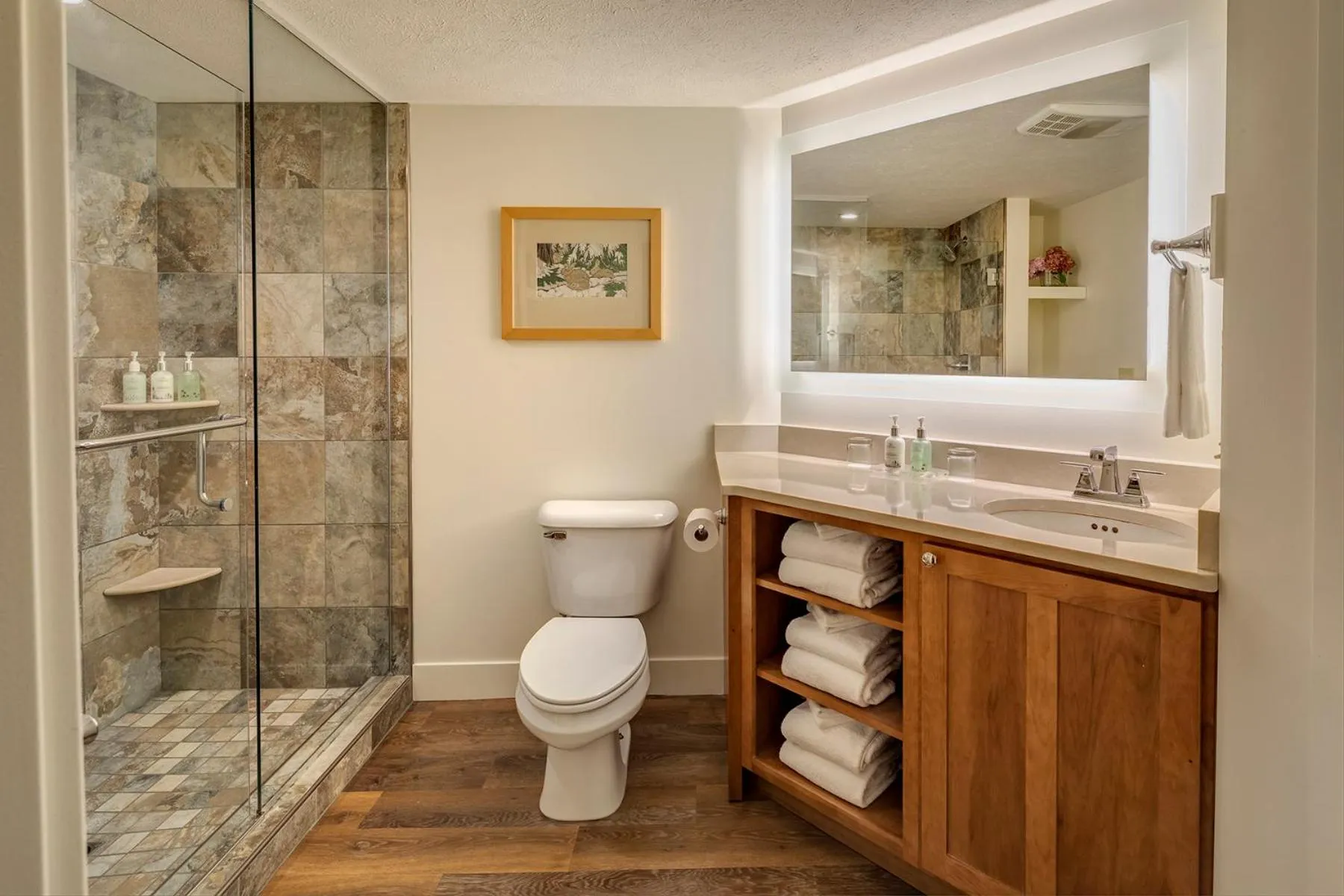 Shower in Crystal Mountain