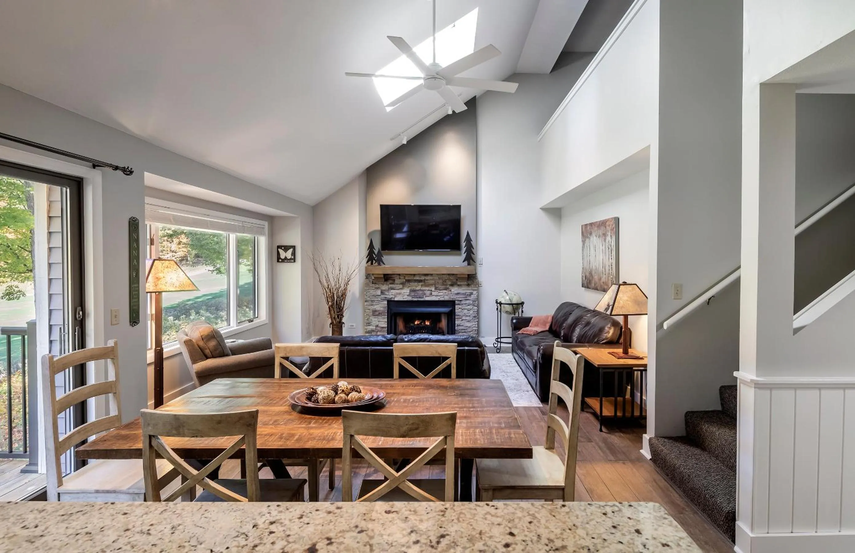 Living room in Crystal Mountain