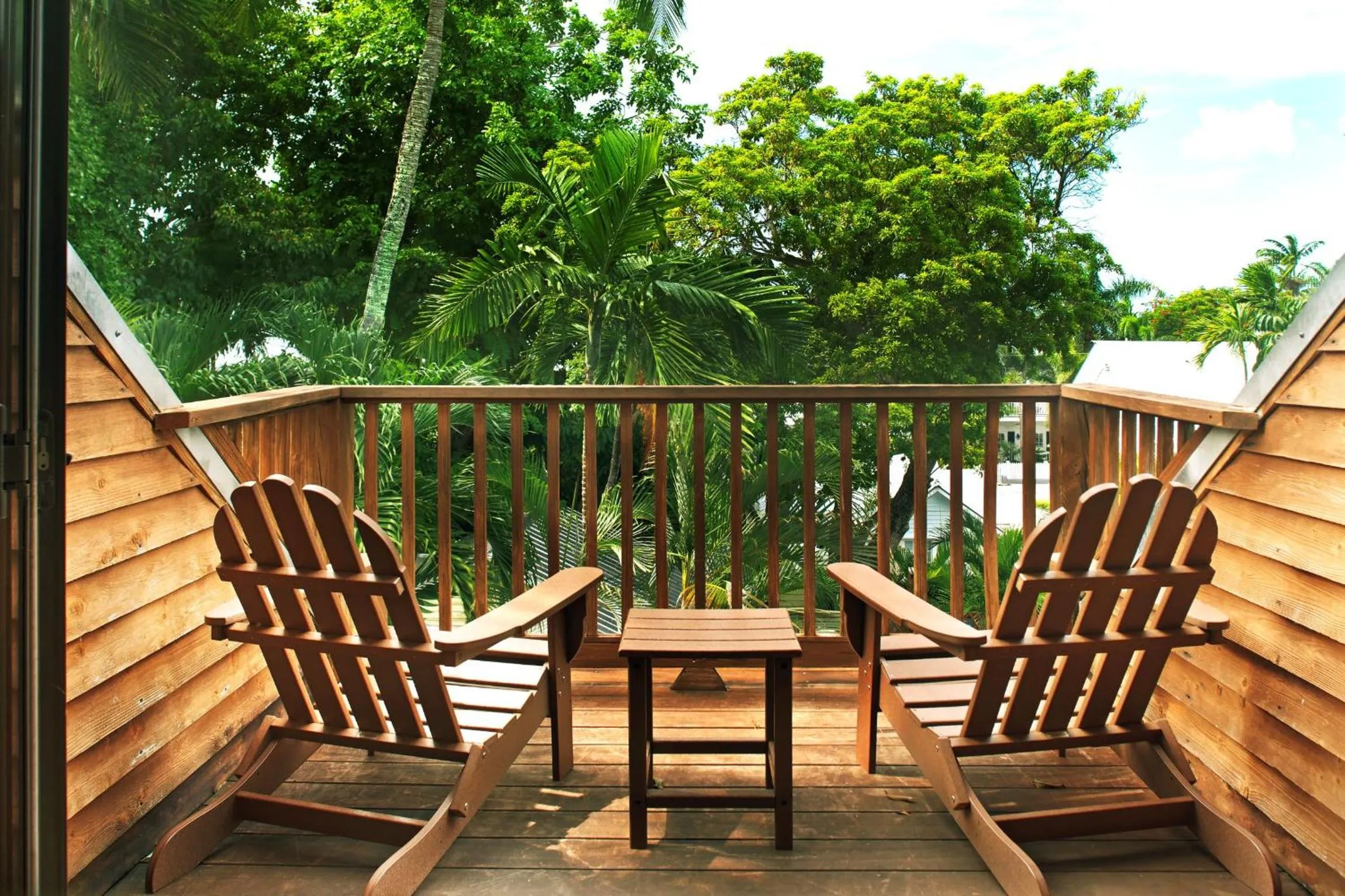 Pool view in Island City House