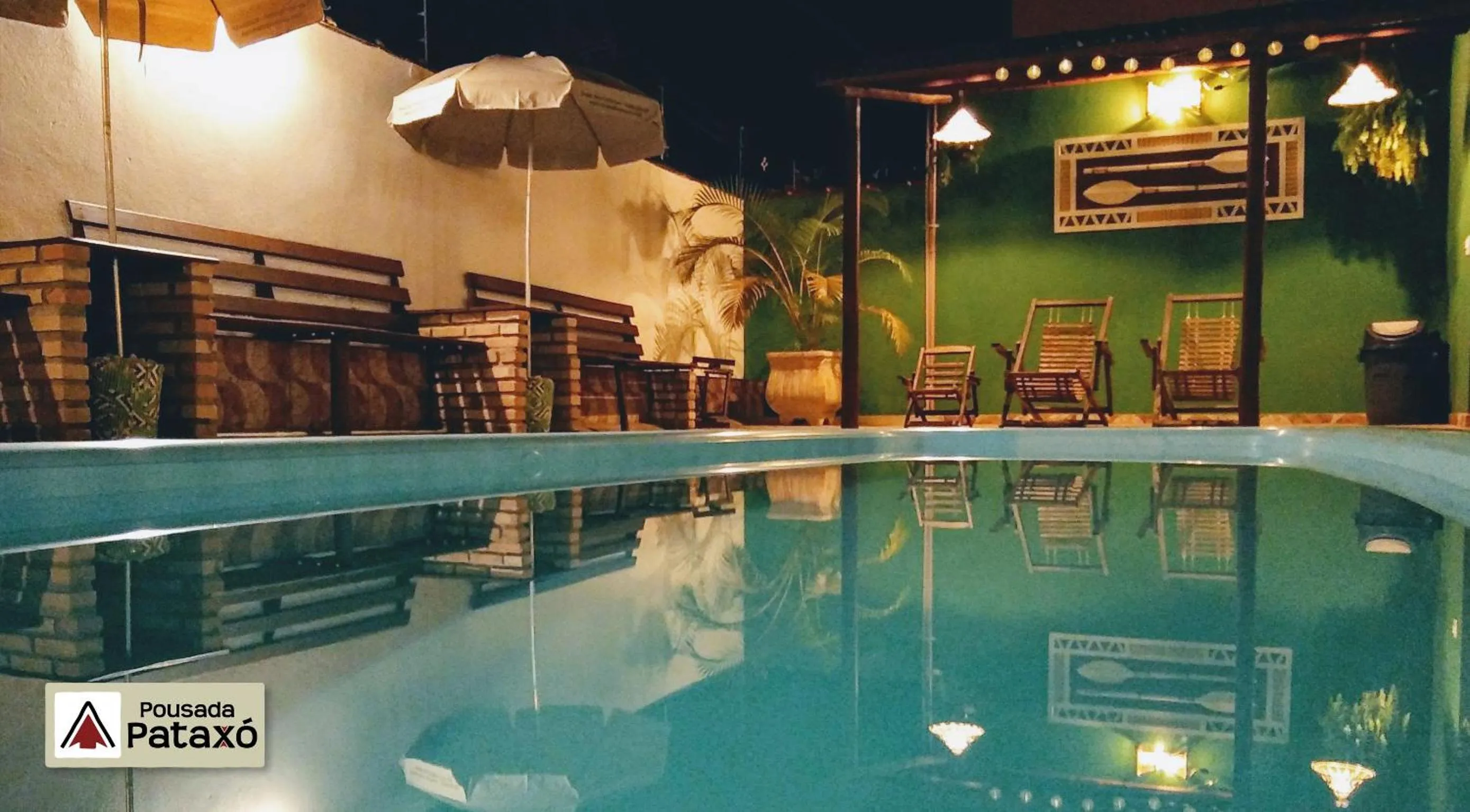 Swimming pool in Pousada Pataxó