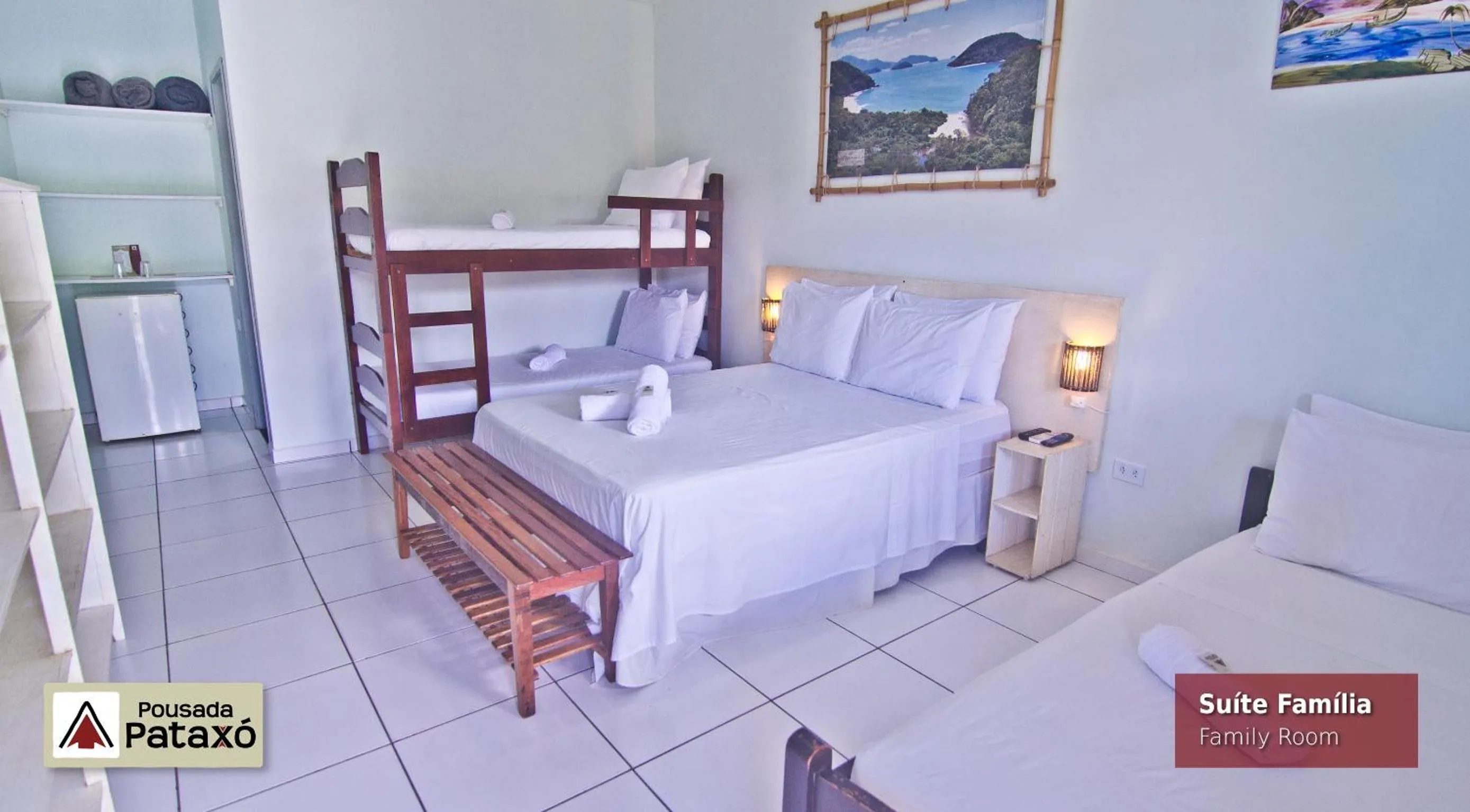 Photo of the whole room, Bed in Pousada Pataxó