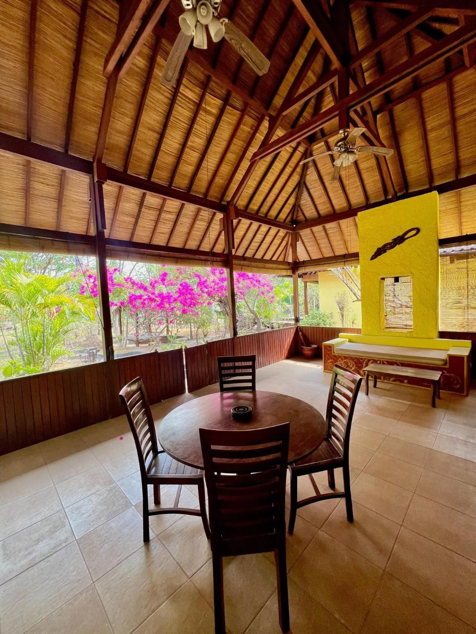 Balcony/Terrace in Villa Bulan Madu Gili Air