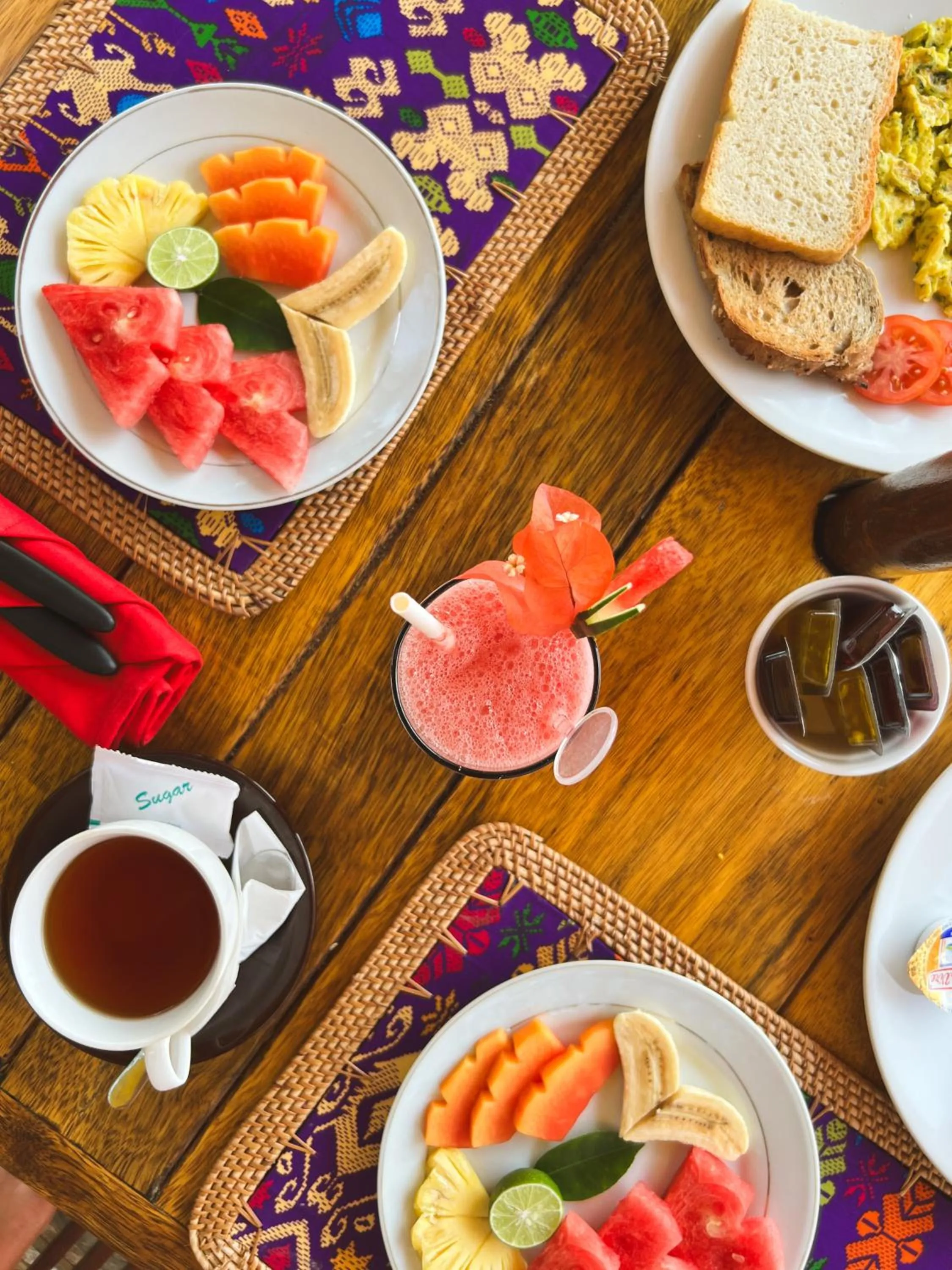 Breakfast in Villa Bulan Madu Gili Air