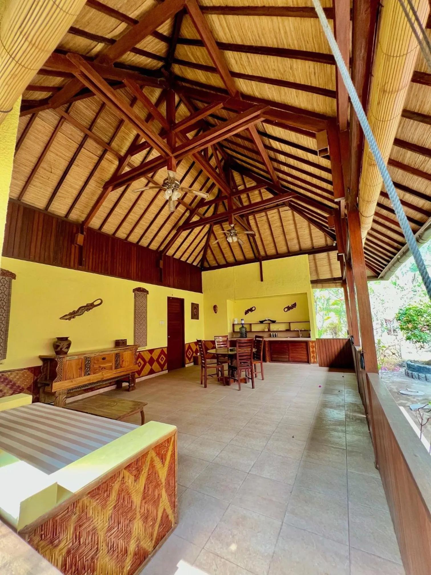 Balcony/Terrace in Villa Bulan Madu Gili Air