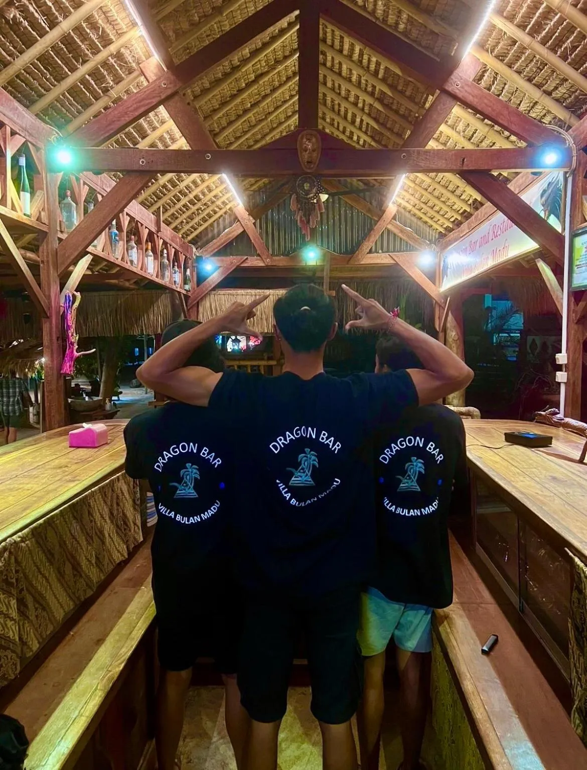 Lounge or bar in Villa Bulan Madu Gili Air