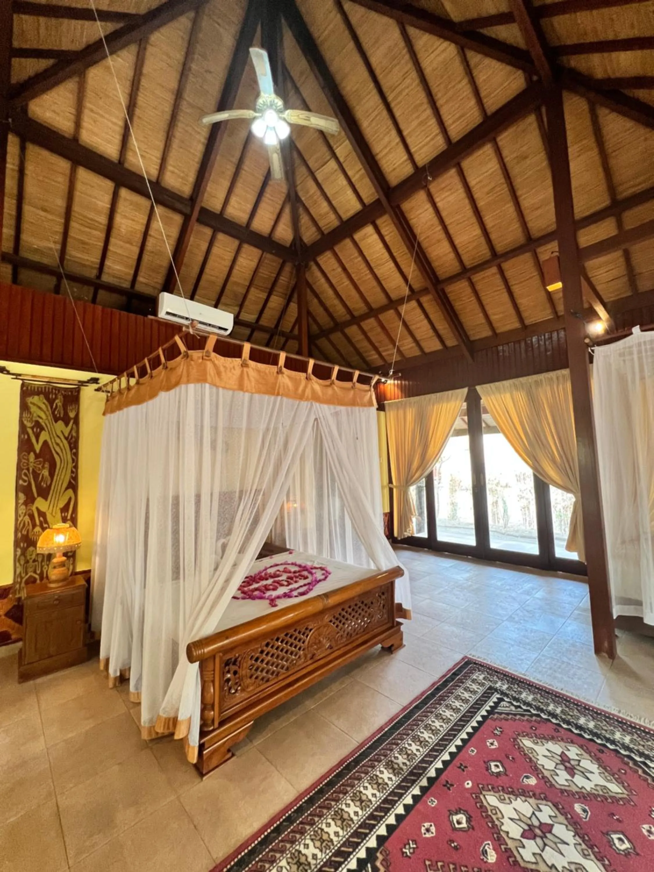 Bedroom, Bed in Villa Bulan Madu Gili Air