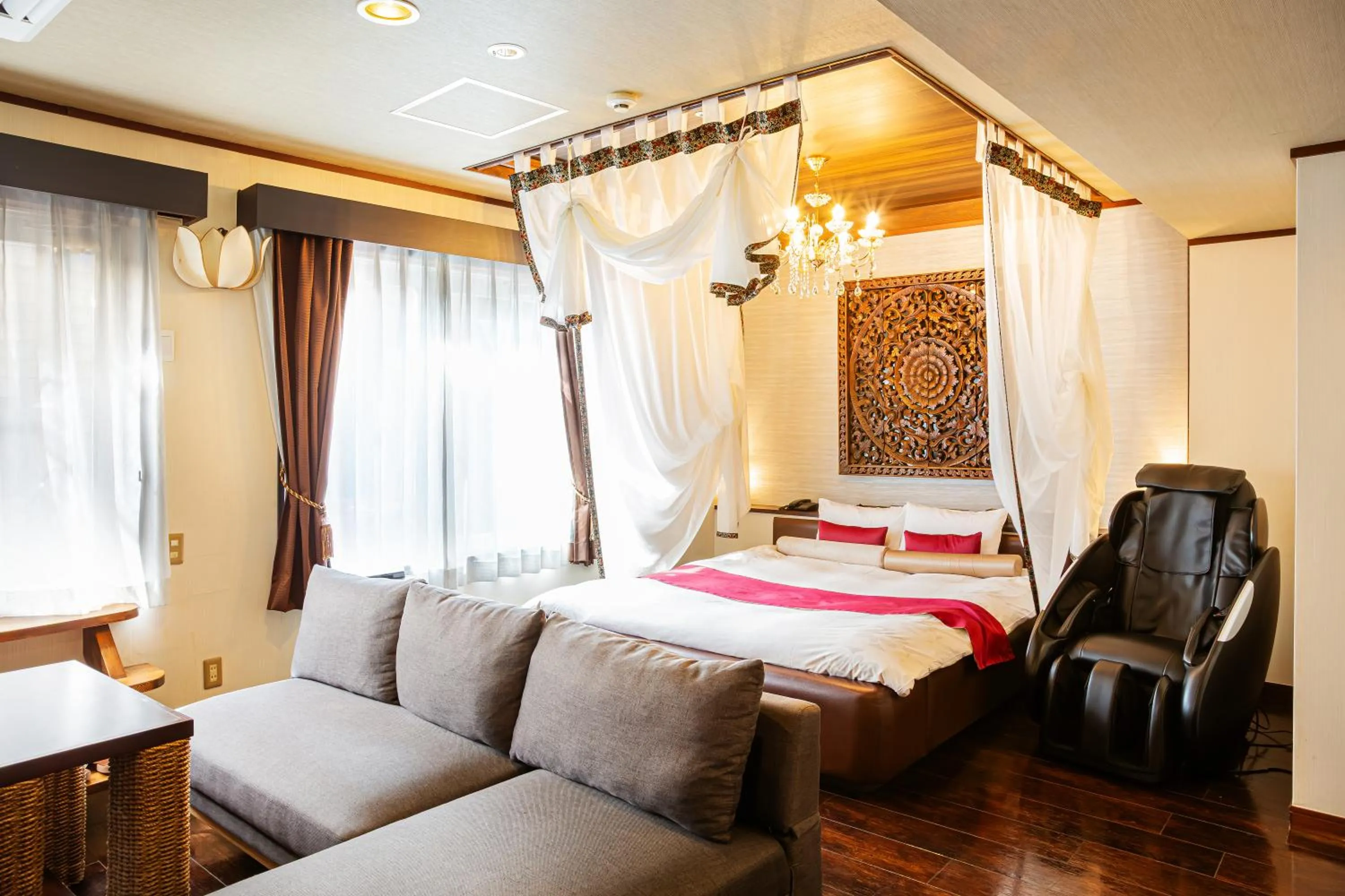 Bed in Hotel BaliAn Resort Yokohama Kannai - Adult Only