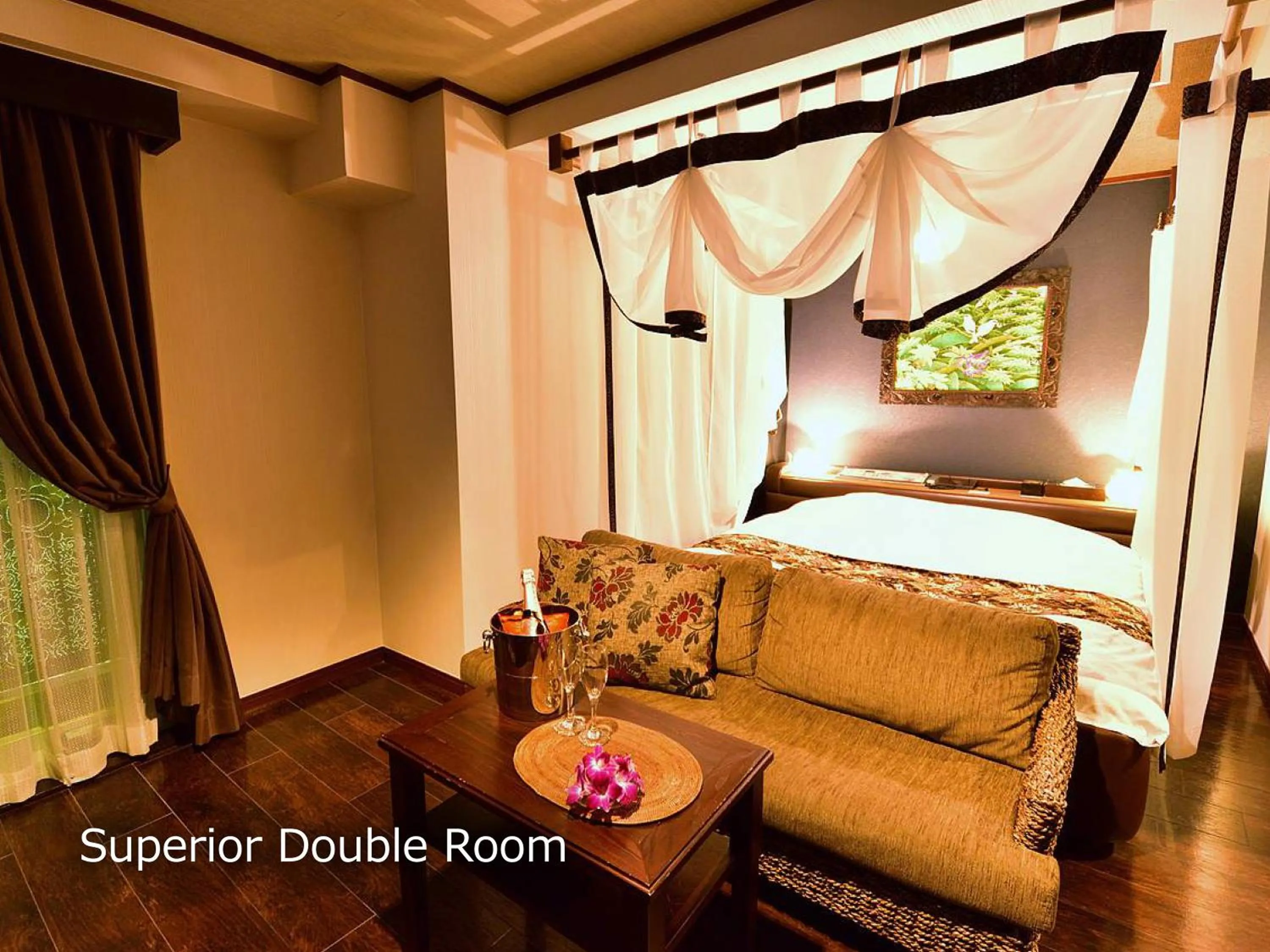 Bed in Hotel BaliAn Resort Yokohama Kannai - Adult Only