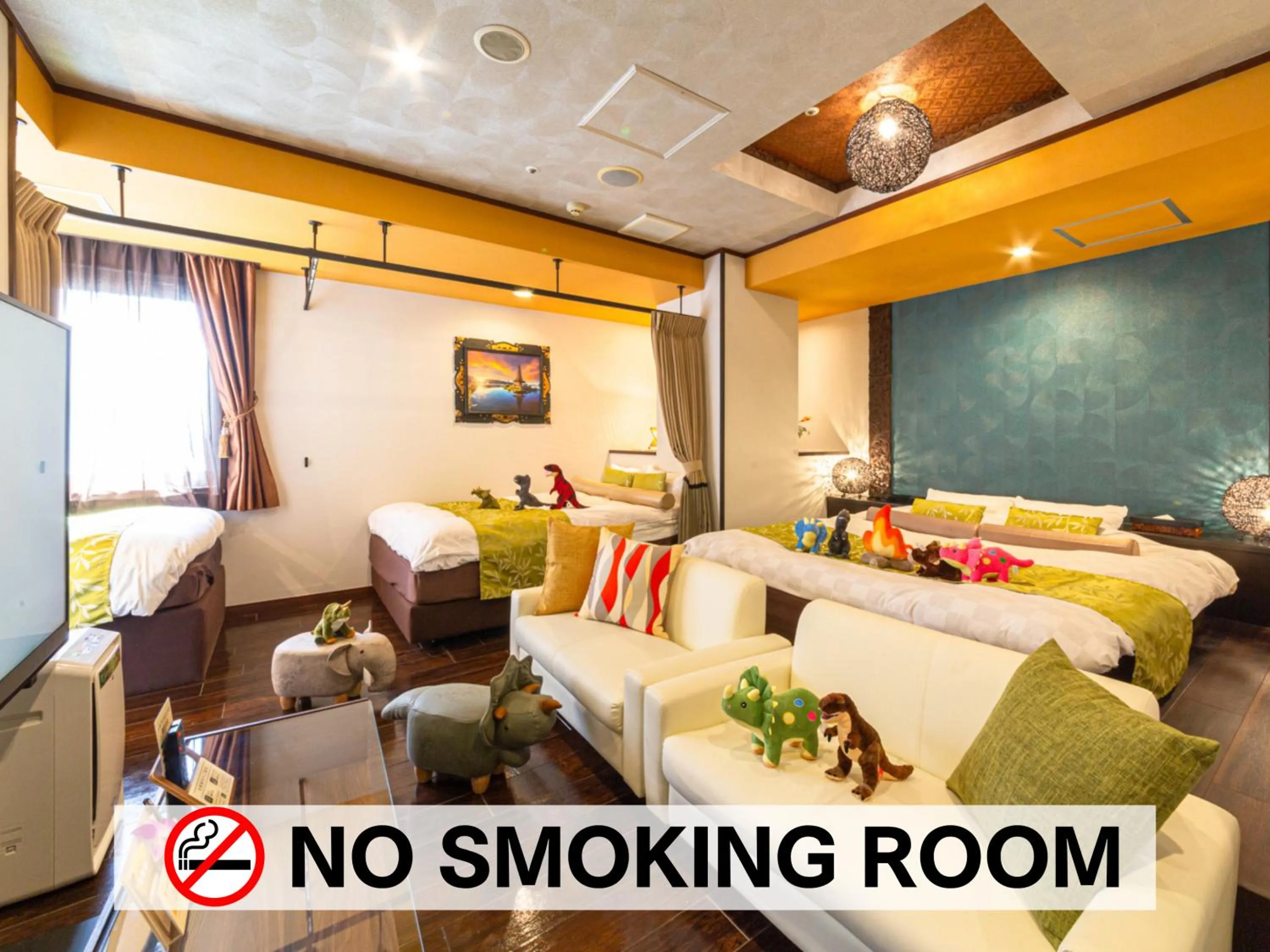 Bedroom, Bed in Hotel Balian Resort Chiba - Family Kids Group Concept