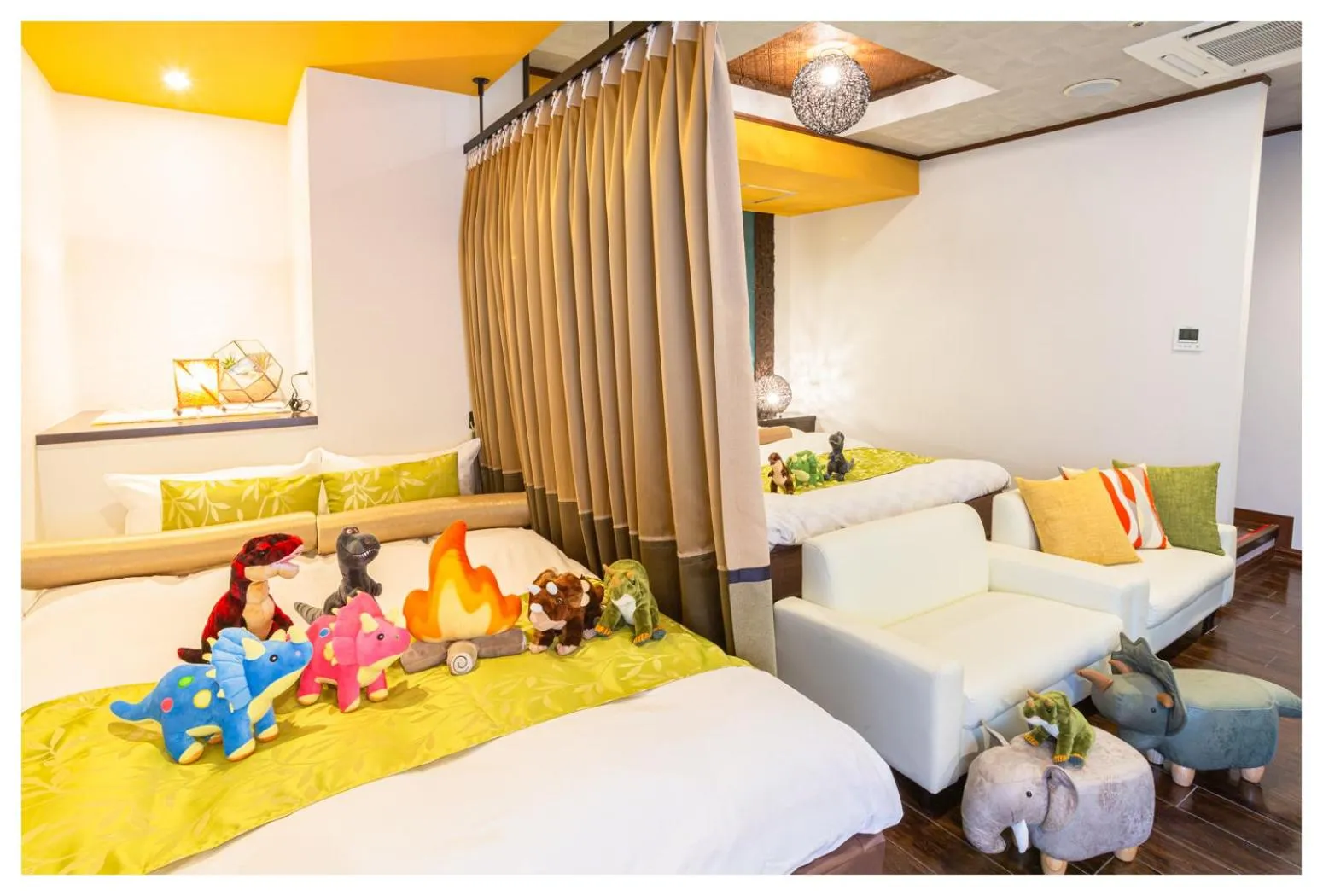 Bedroom, Bed in Hotel Balian Resort Chiba - Family Kids Group Concept