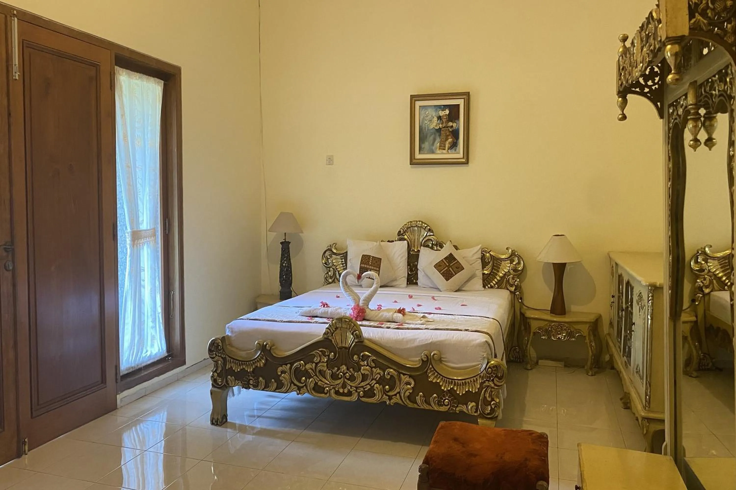 Bedroom in Villa Baliantoro Yogyakarta