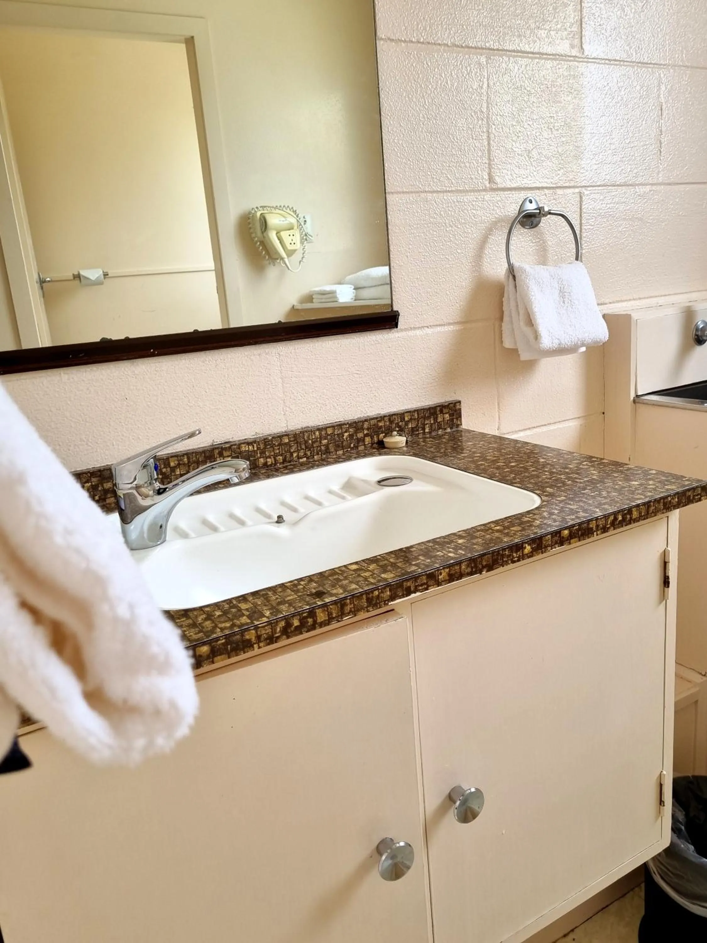 Bathroom in Cedar Lodge Motel Hamilton