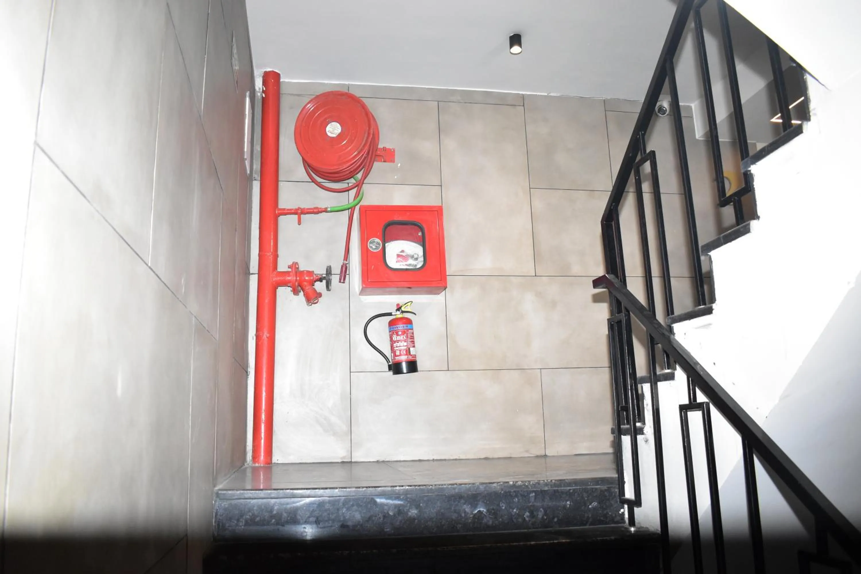 fireplace in Qotel Signature Coleman Janakpuri