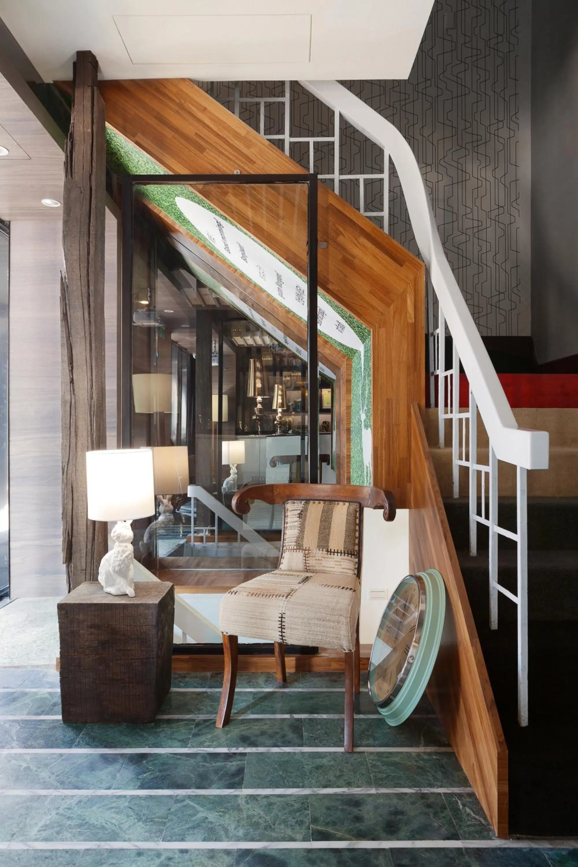 Decorative detail in Herb Art Hotel