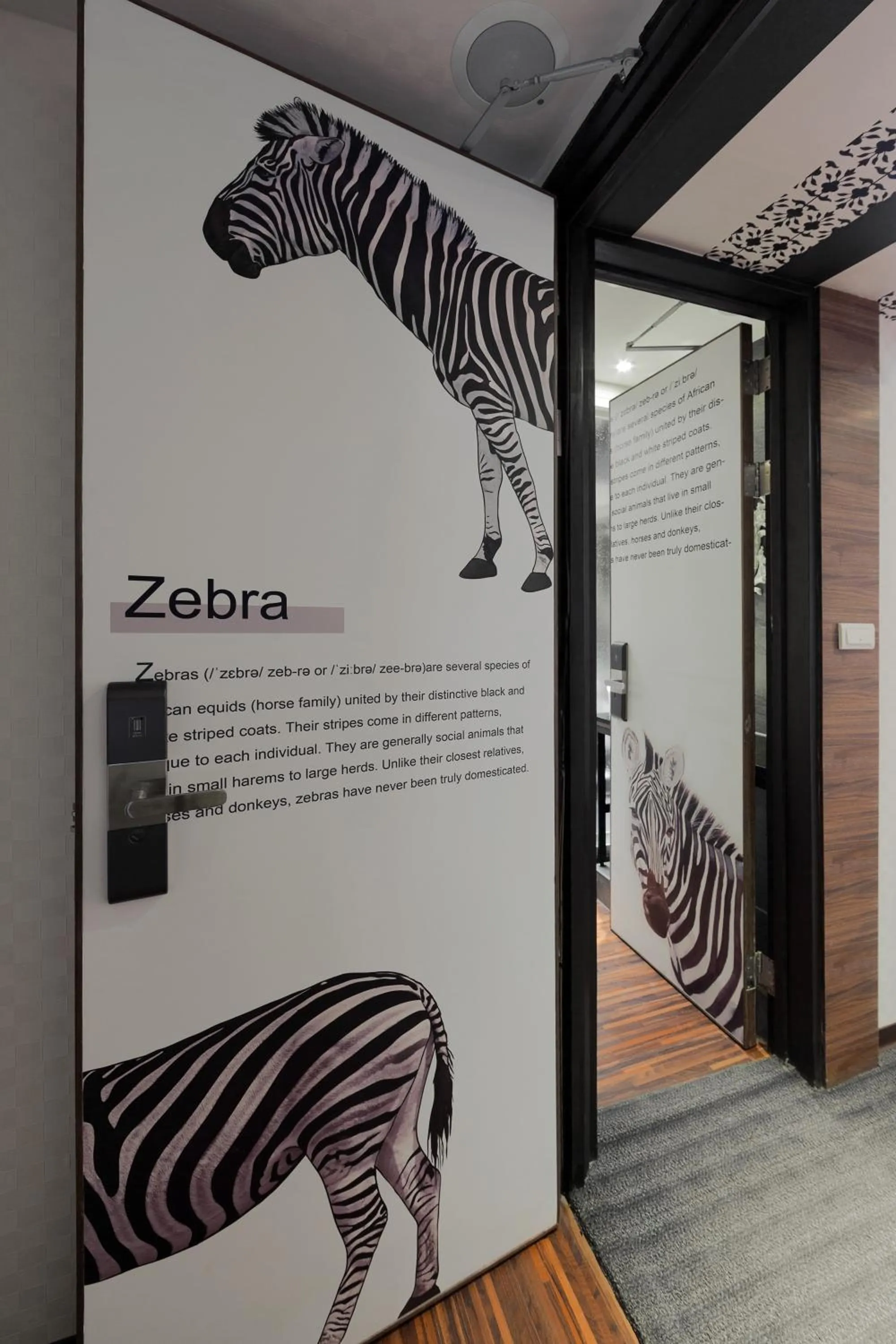 Decorative detail in Herb Art Hotel