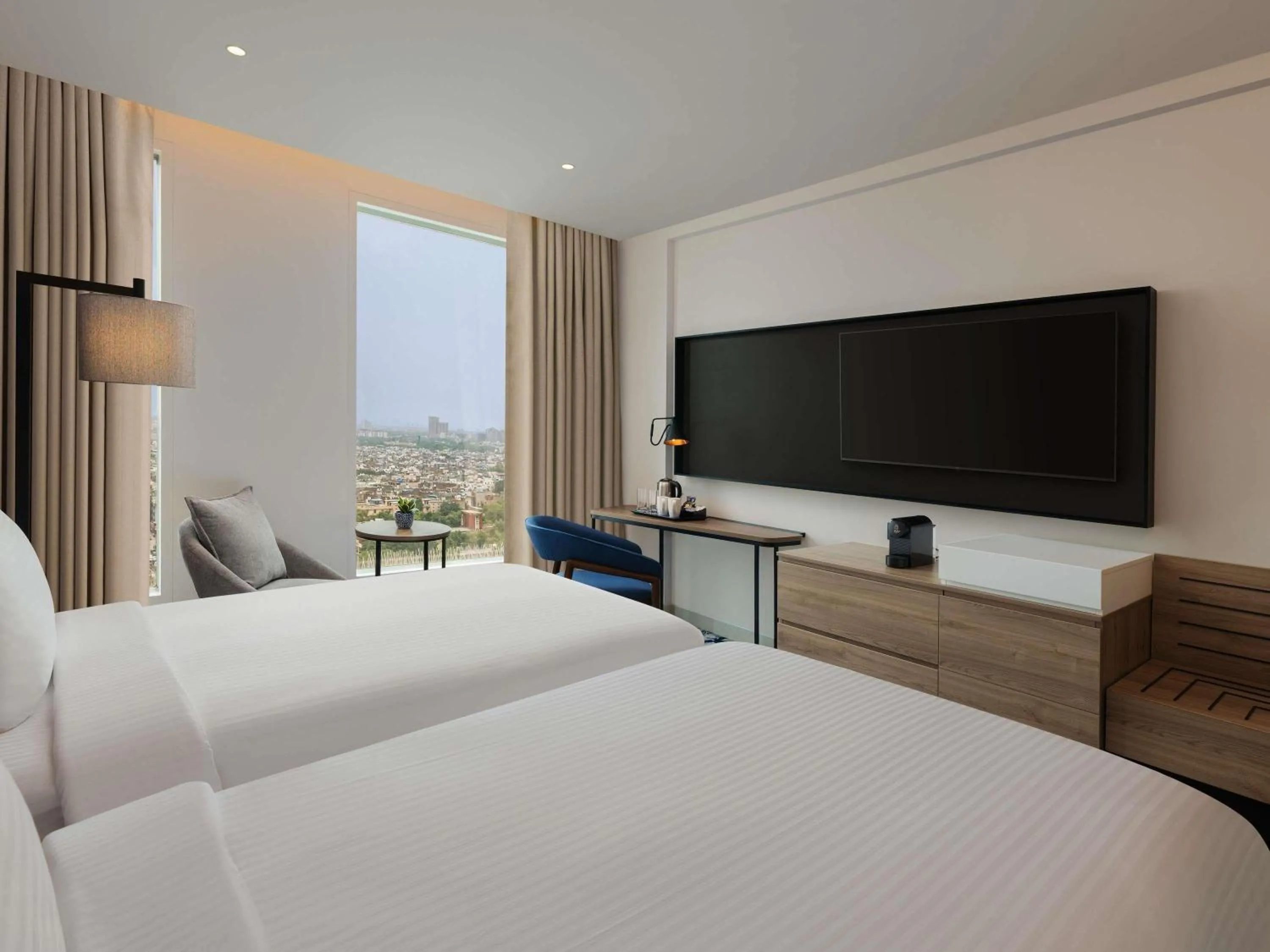 Bedroom, Bed in Novotel New Delhi City Centre