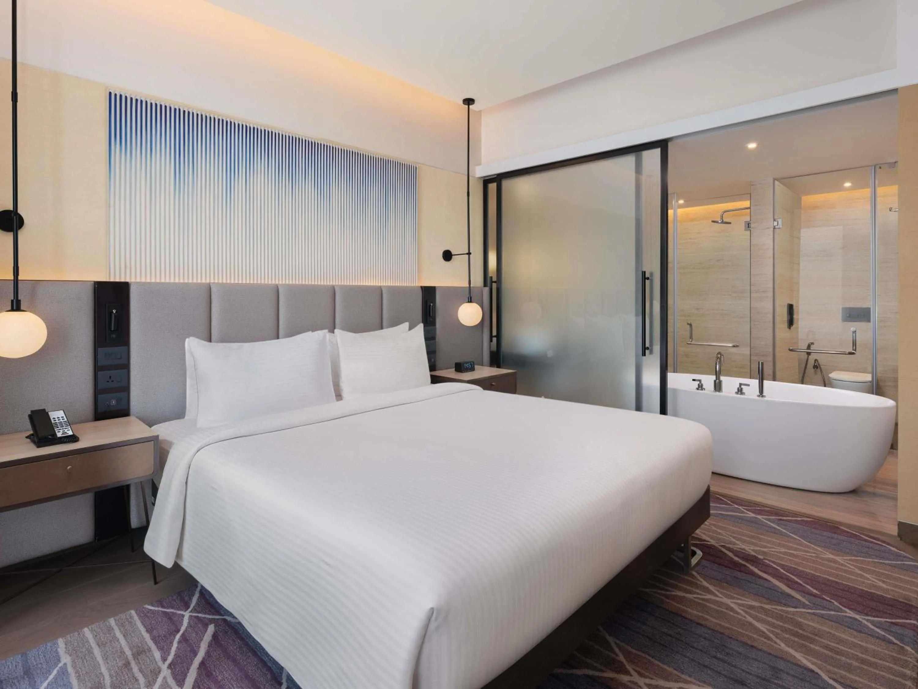 Bedroom, Bed in Novotel New Delhi City Centre