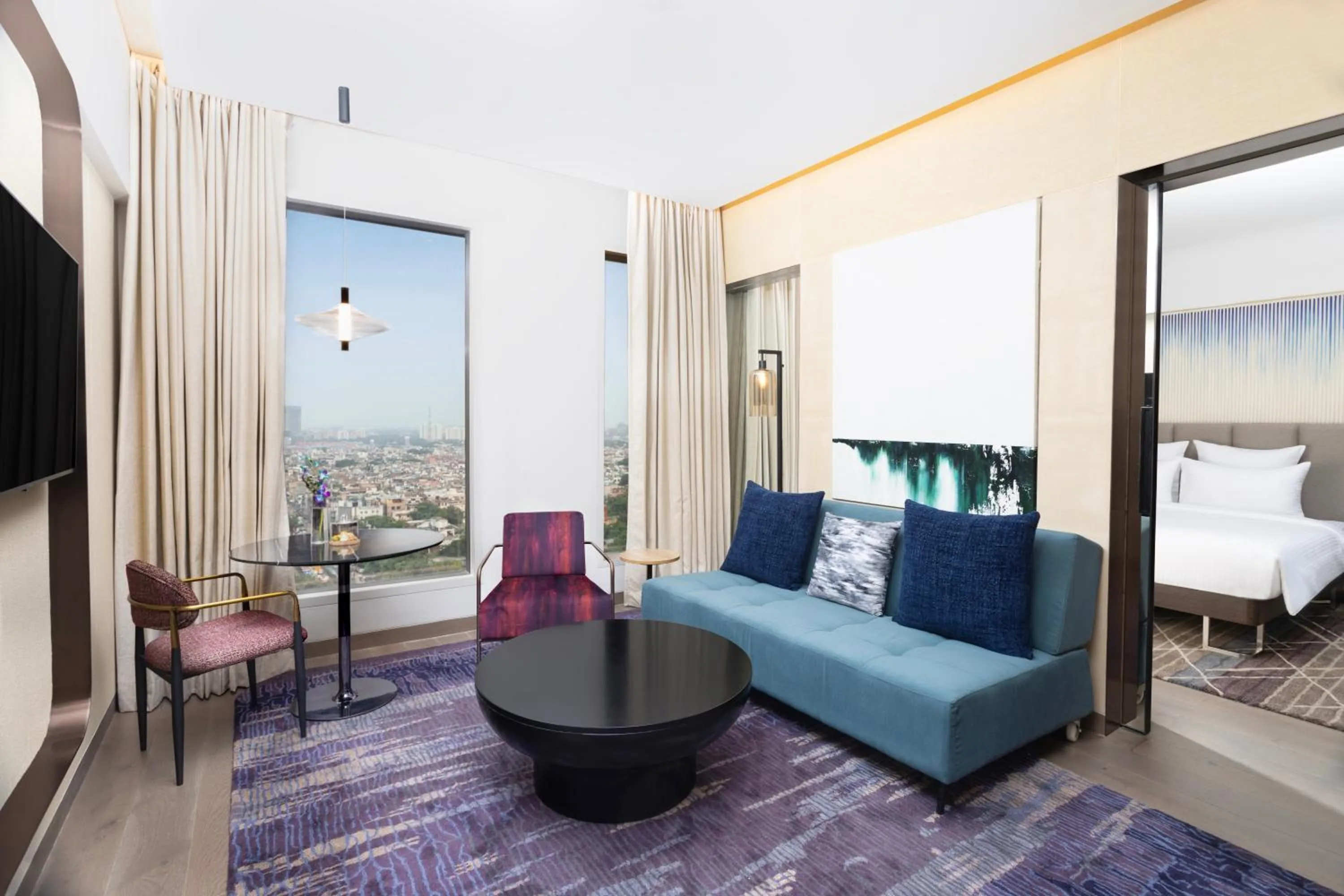 Living room in Novotel New Delhi City Centre