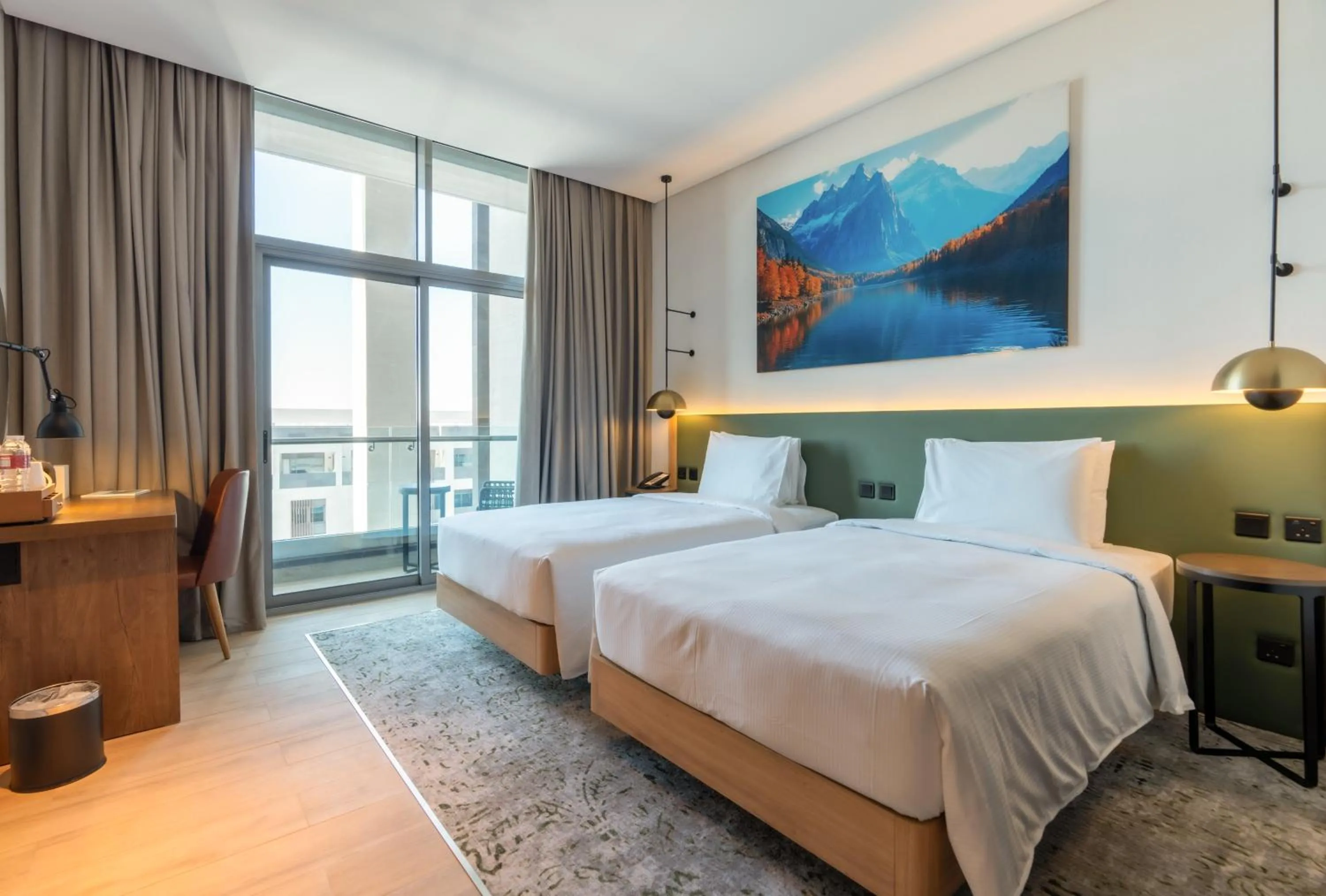 Bed in West Walk Retaj Hotel