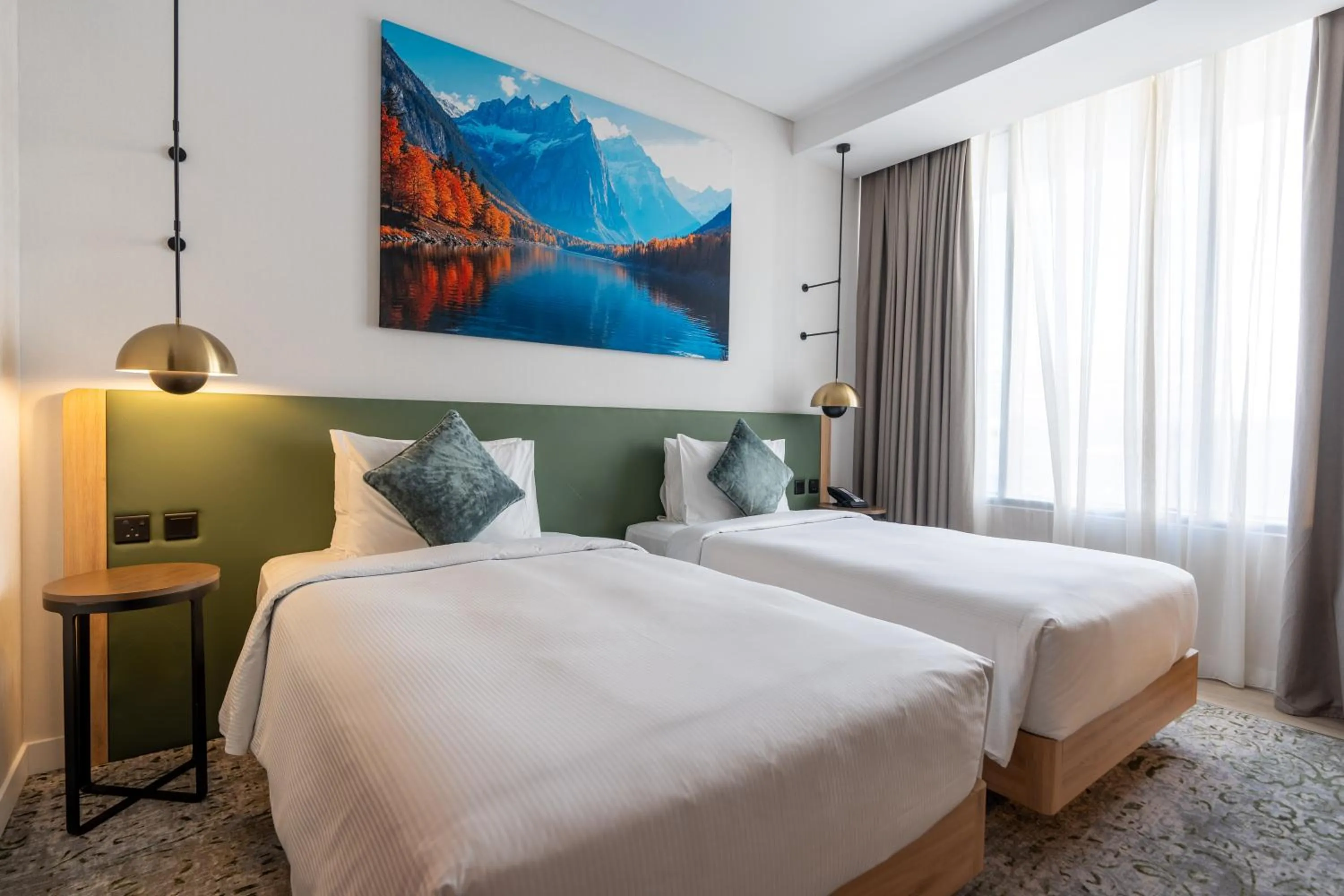 Bed in West Walk Retaj Hotel