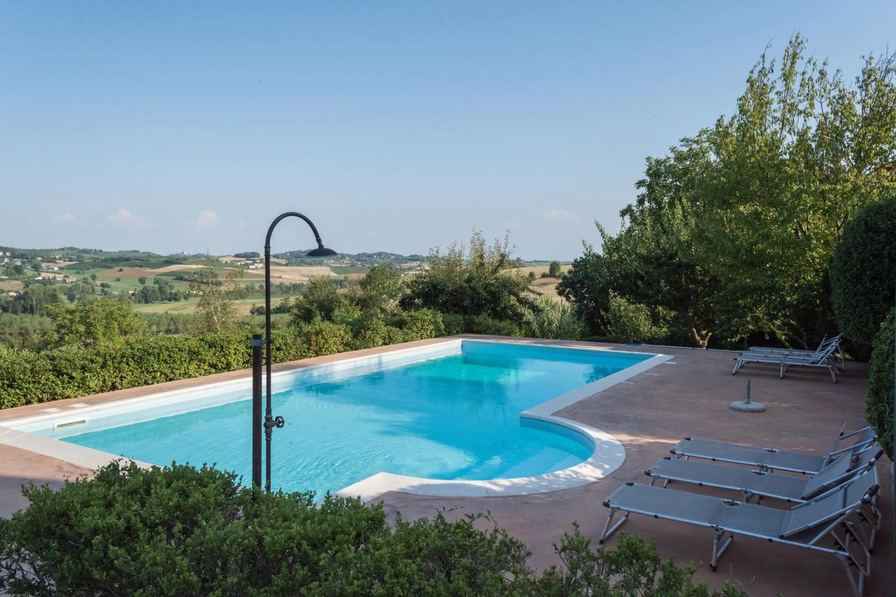 Pool view in Casa Rovelli