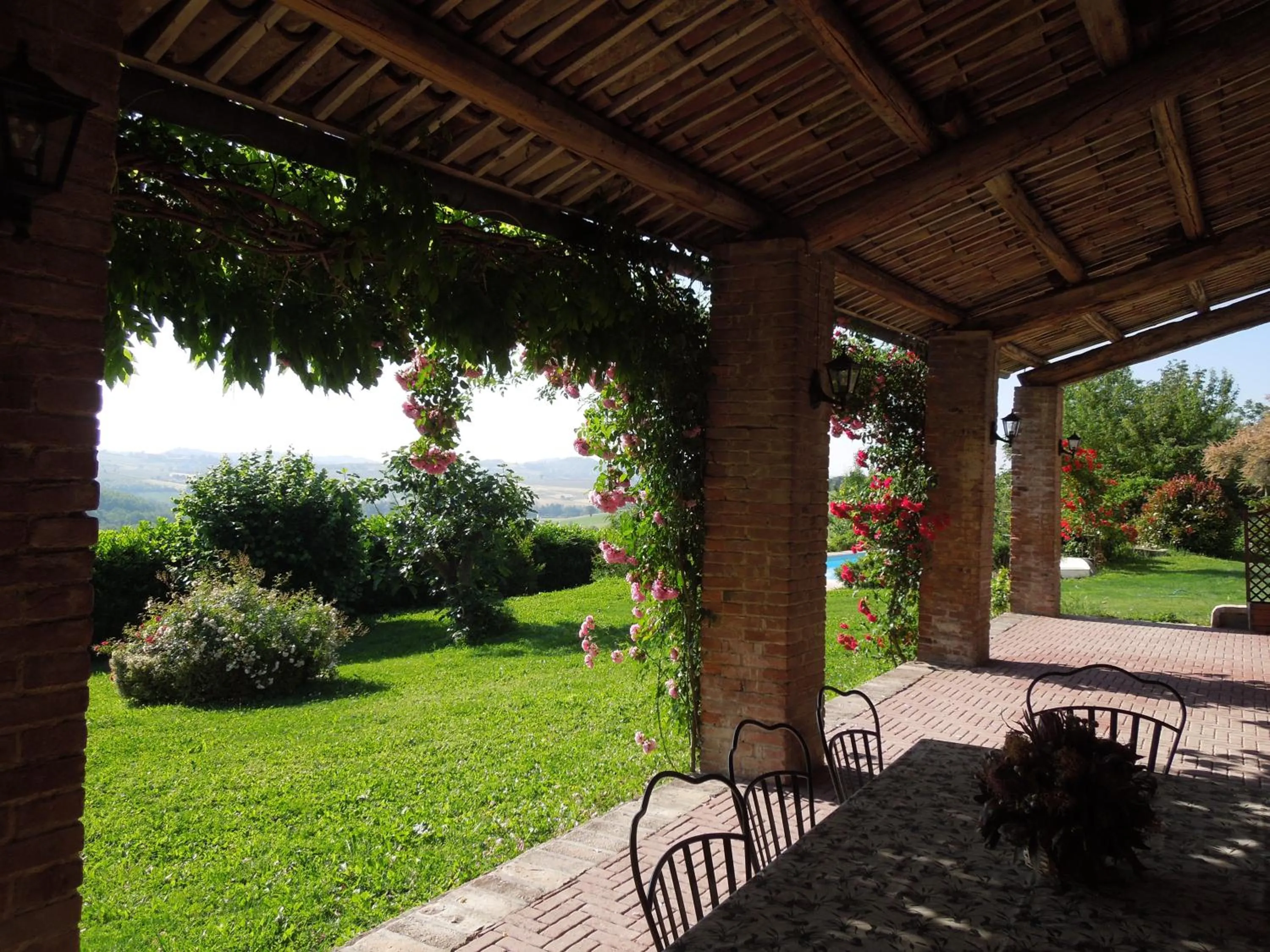 Garden view in Casa Rovelli