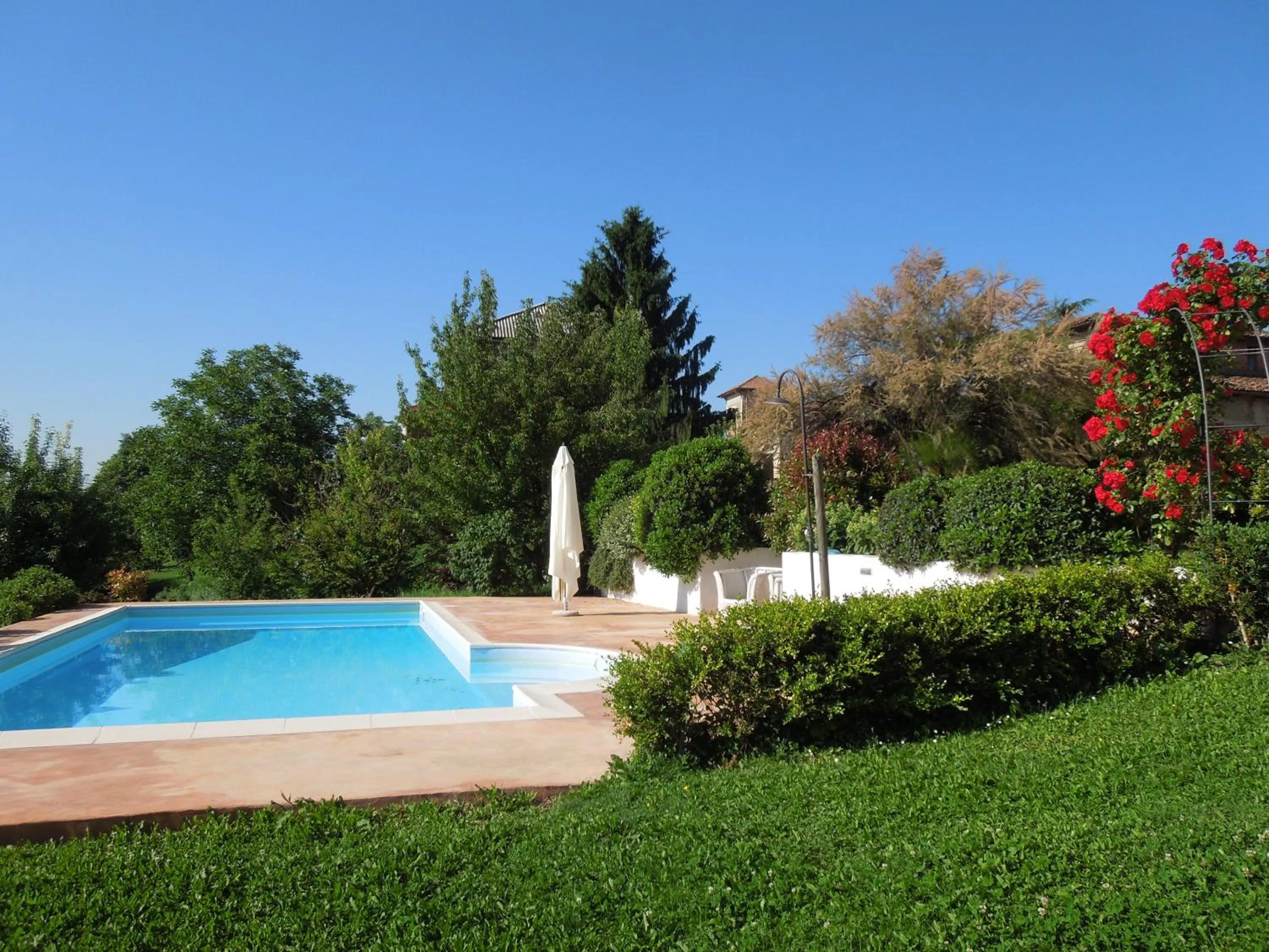 Pool view in Casa Rovelli